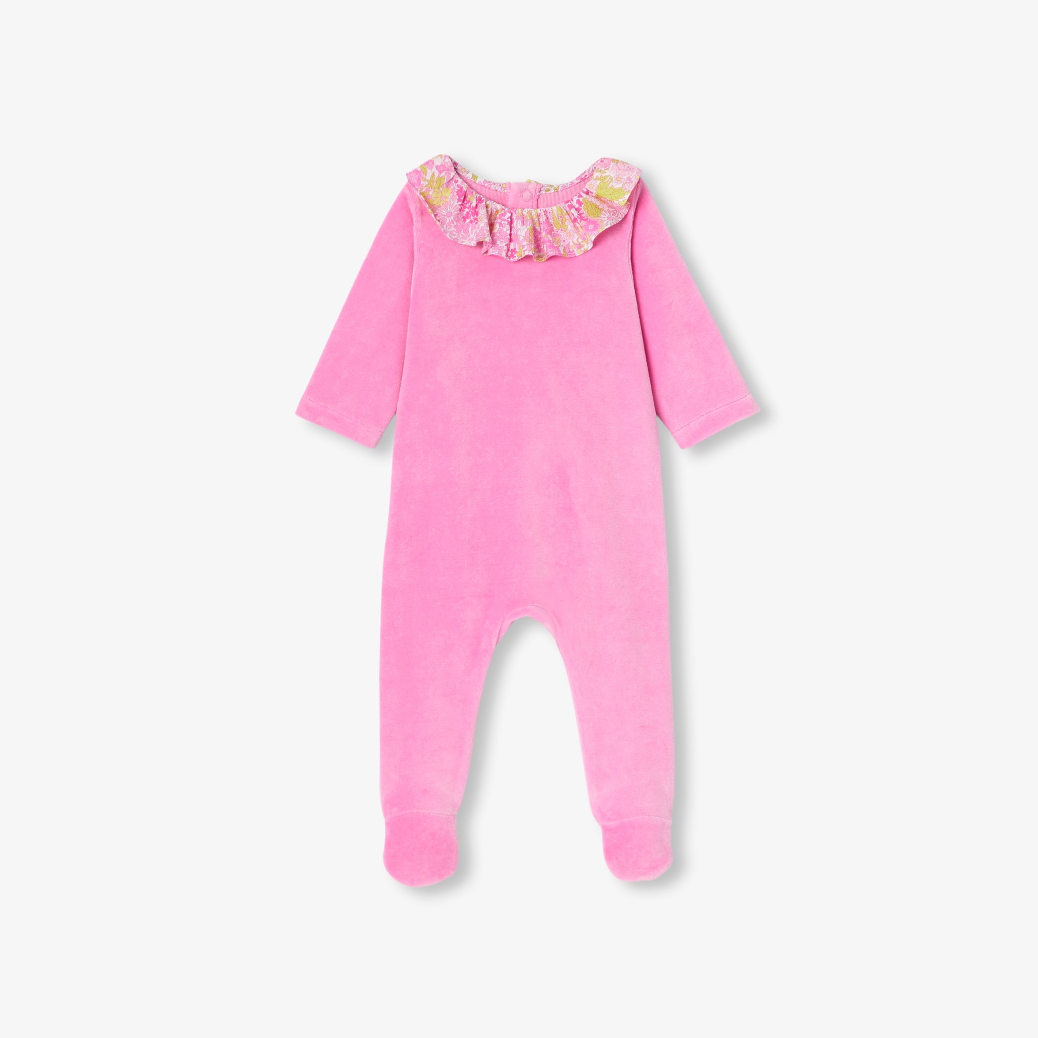 Baby girl velvet pyjamas