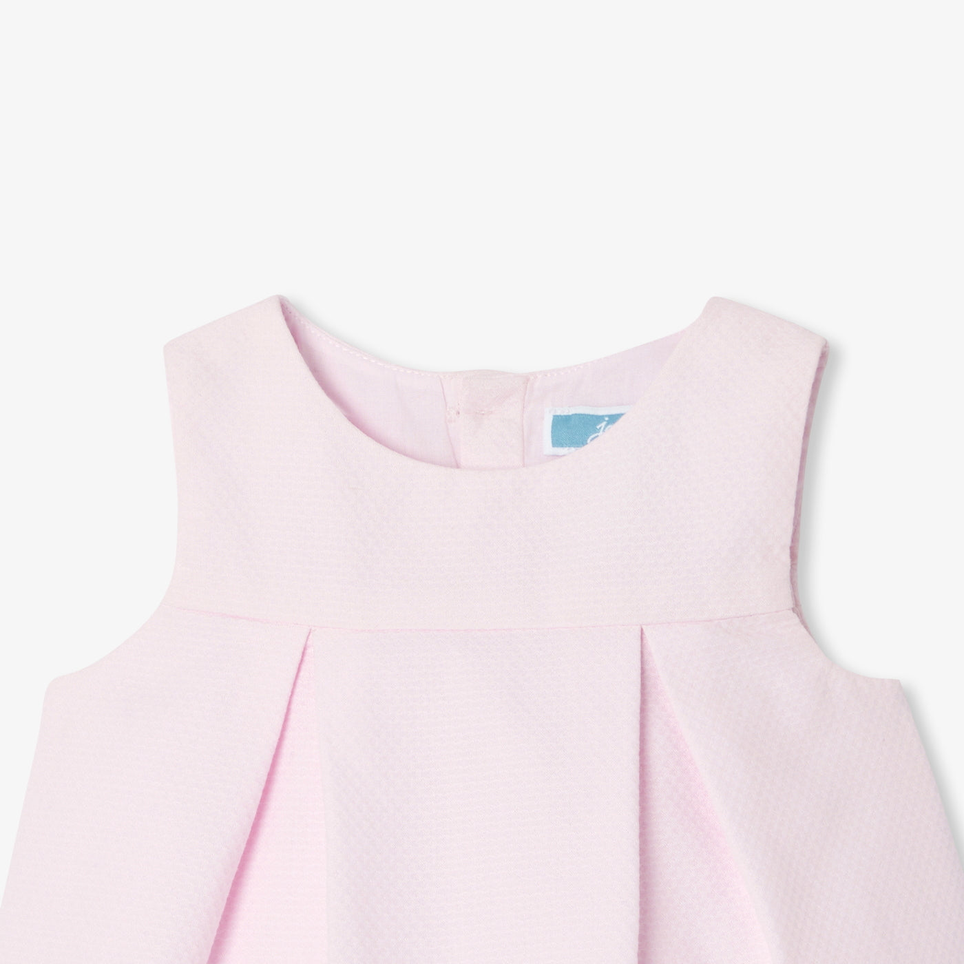 Baby girl sleeveless cotton piqué dress