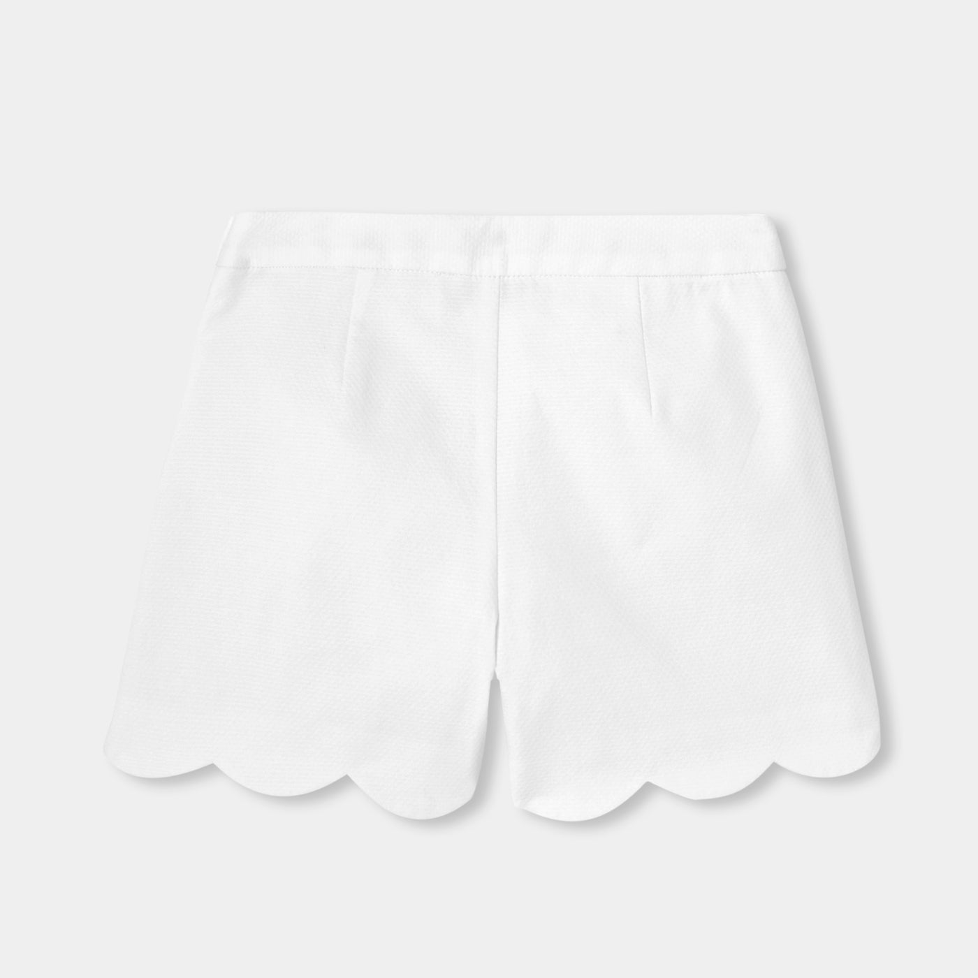 Girl cotton piqué ceremony shorts