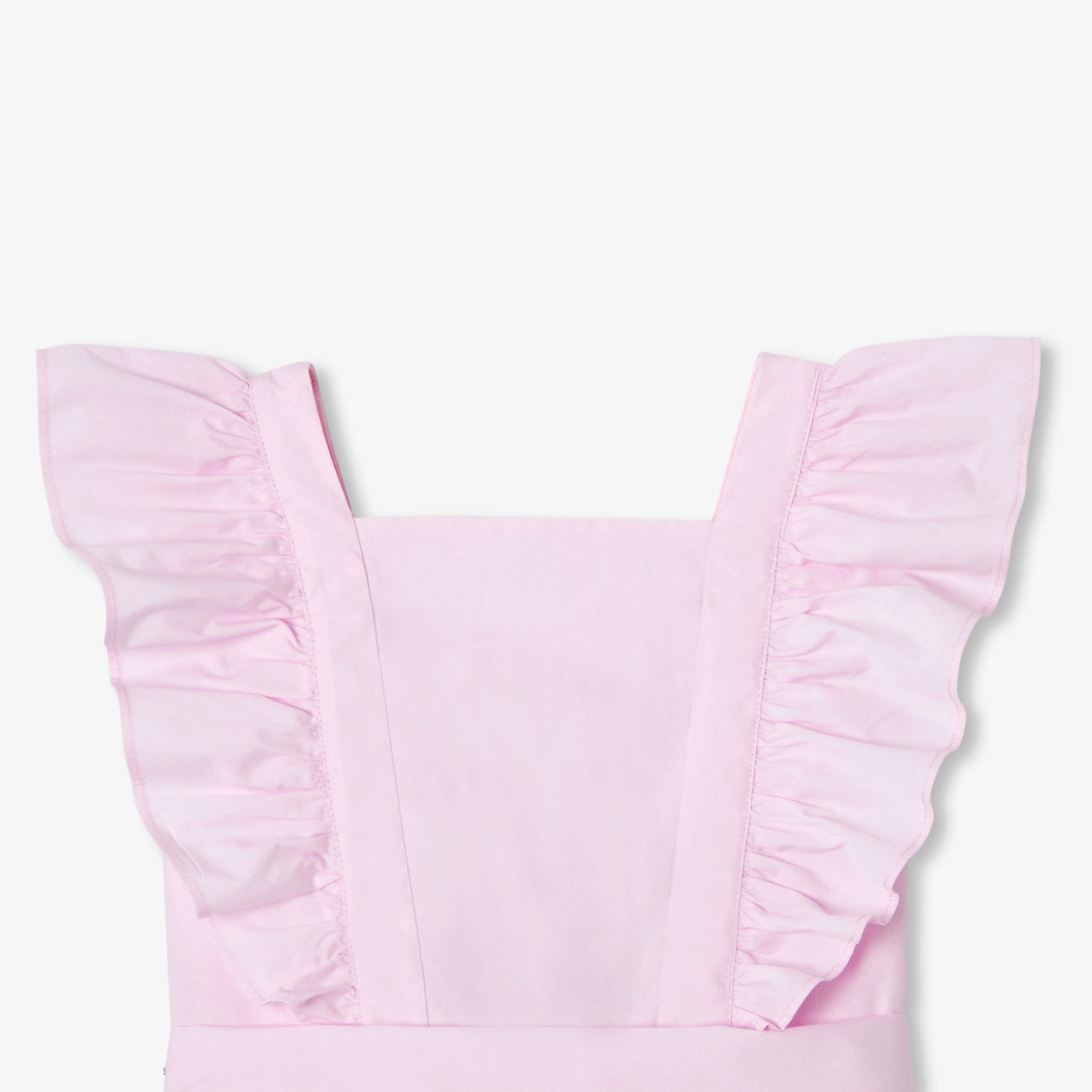 Girl poplin halter dress