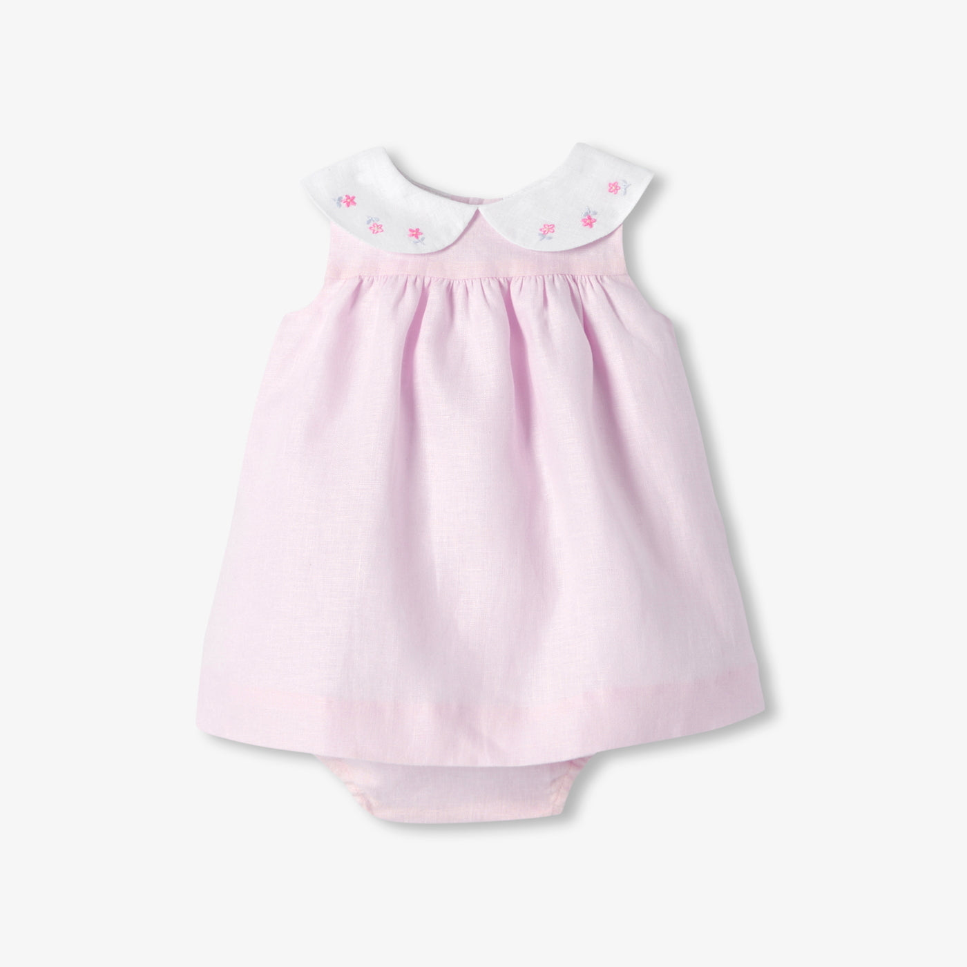 Baby girl dress in linen