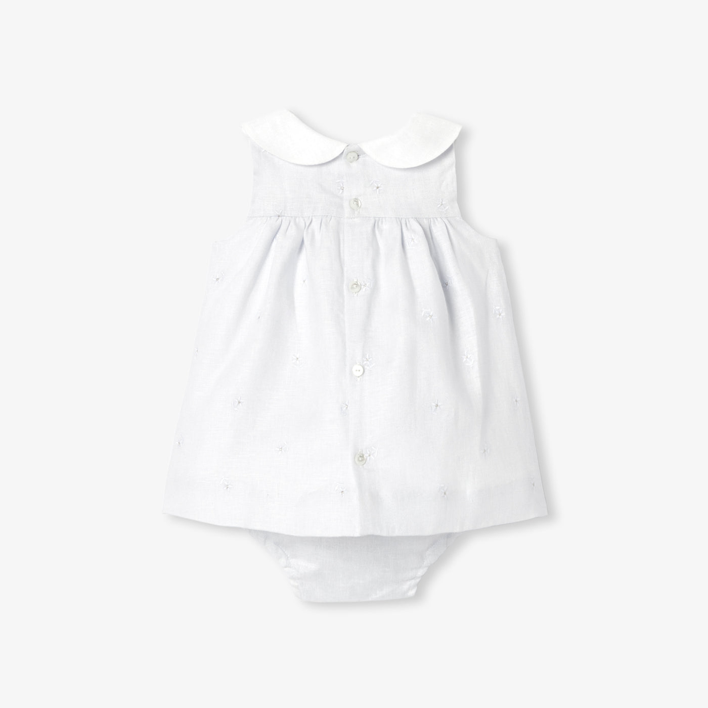 Baby girl dress in linen