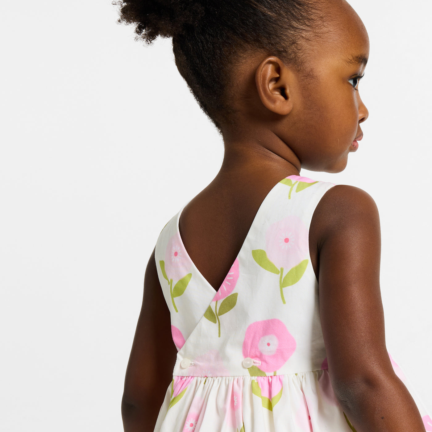 Baby girl sleeveless cotton dress