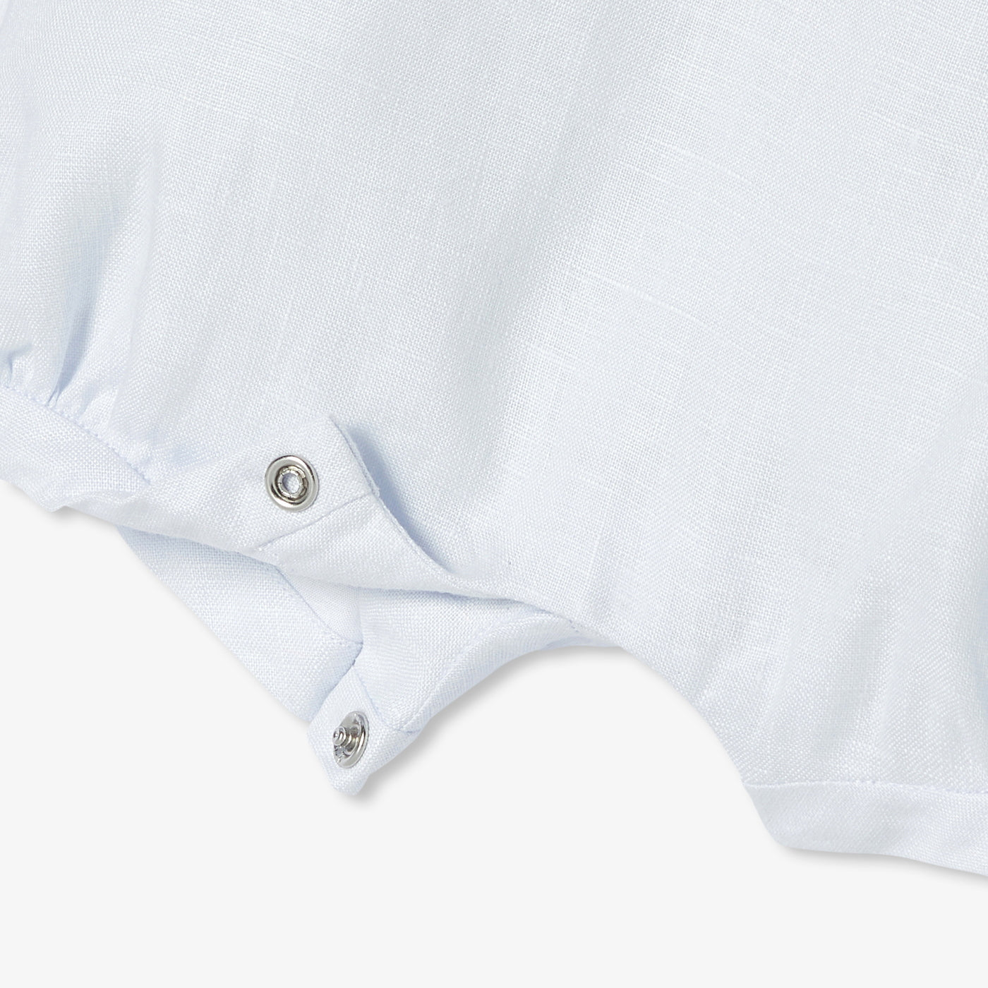 Baby dungarees in linen