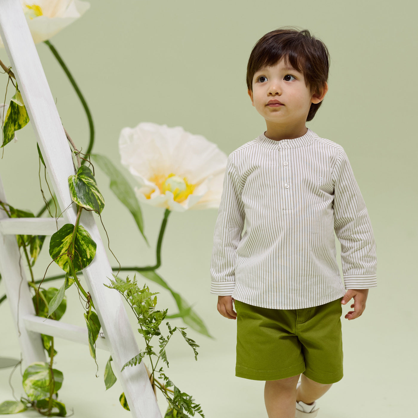 Baby boy striped cotton shirt
