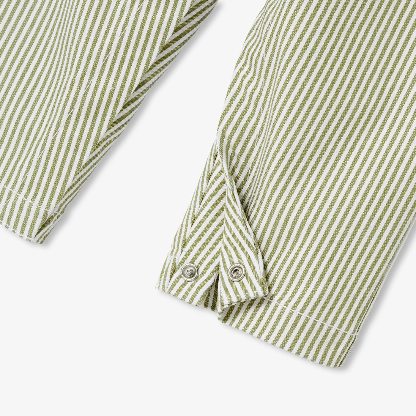 Baby boy dungarees in striped twill