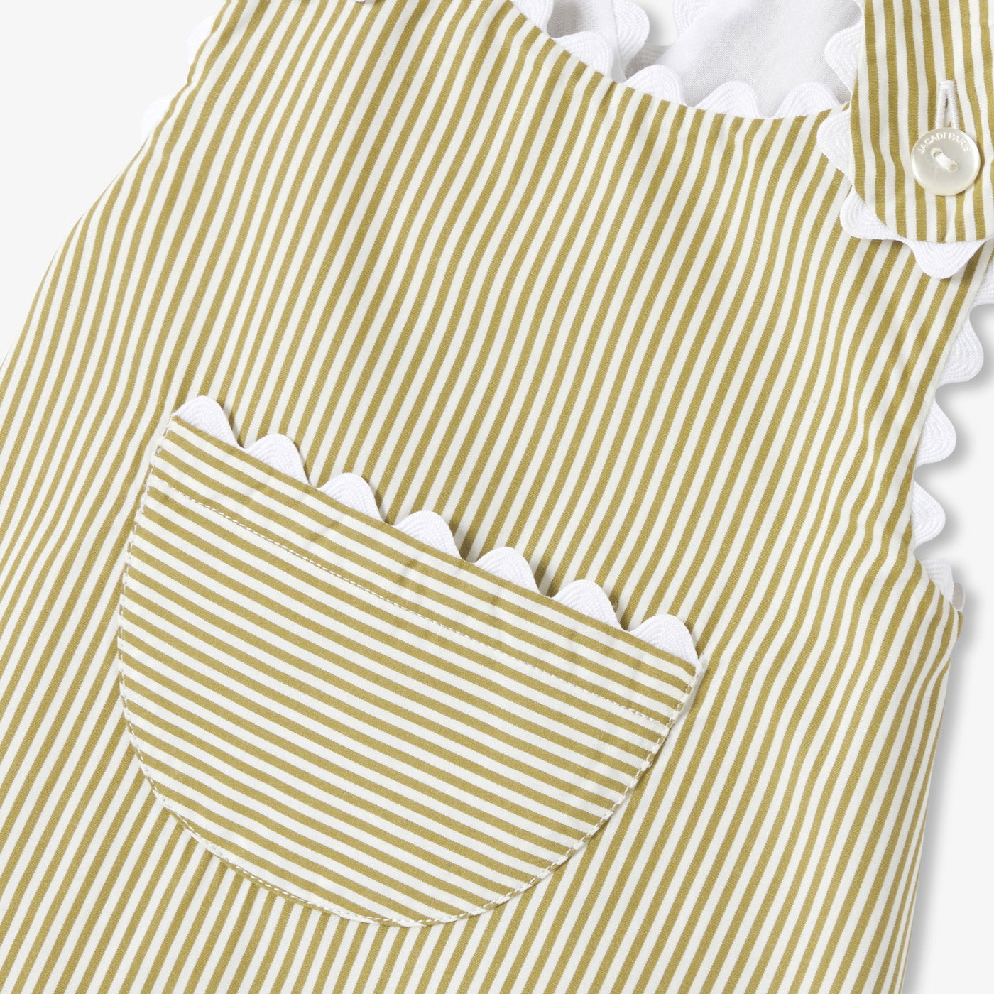 Baby girl striped cotton shorts set