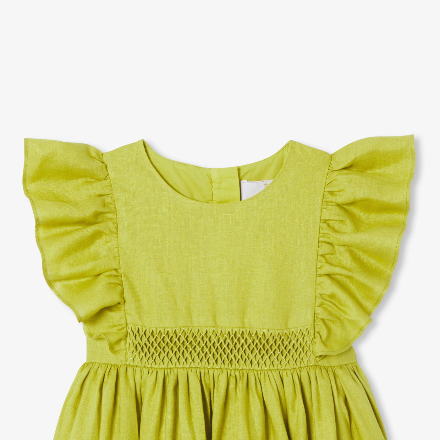 Girl linen ceremony dress