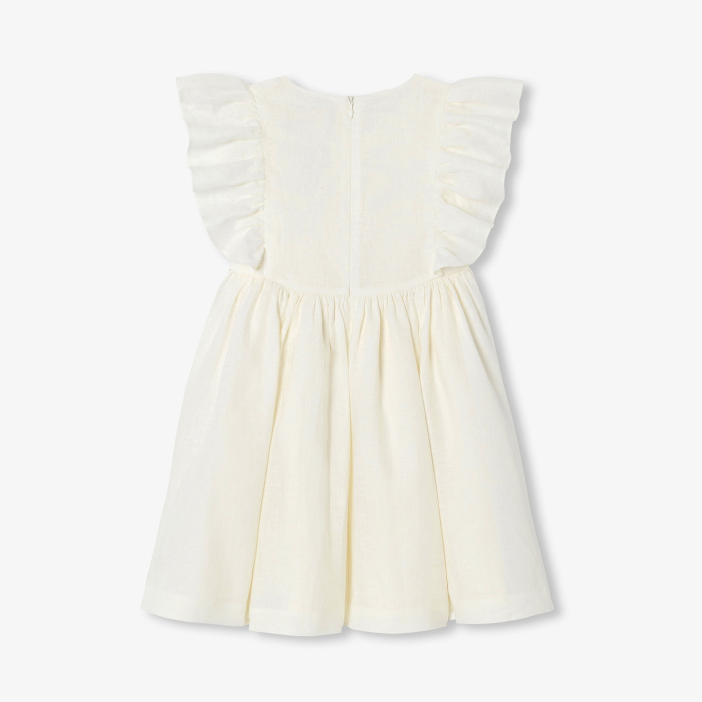 Girl linen ceremony dress