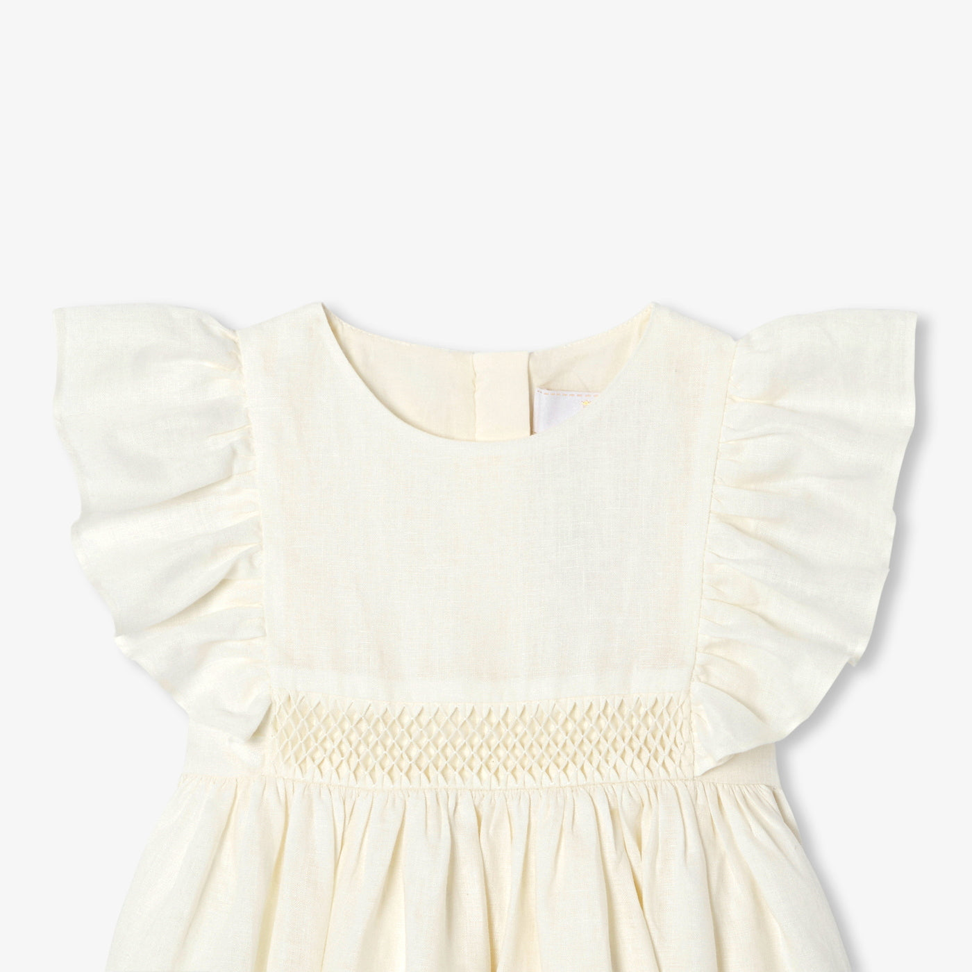 Girl linen ceremony dress