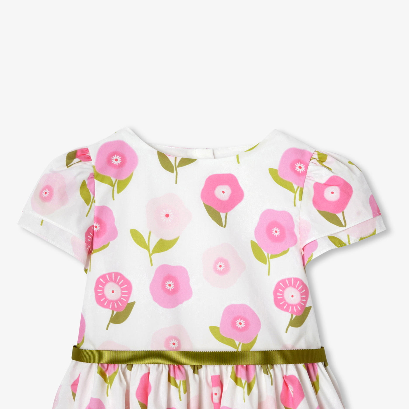 Girl floral print dress