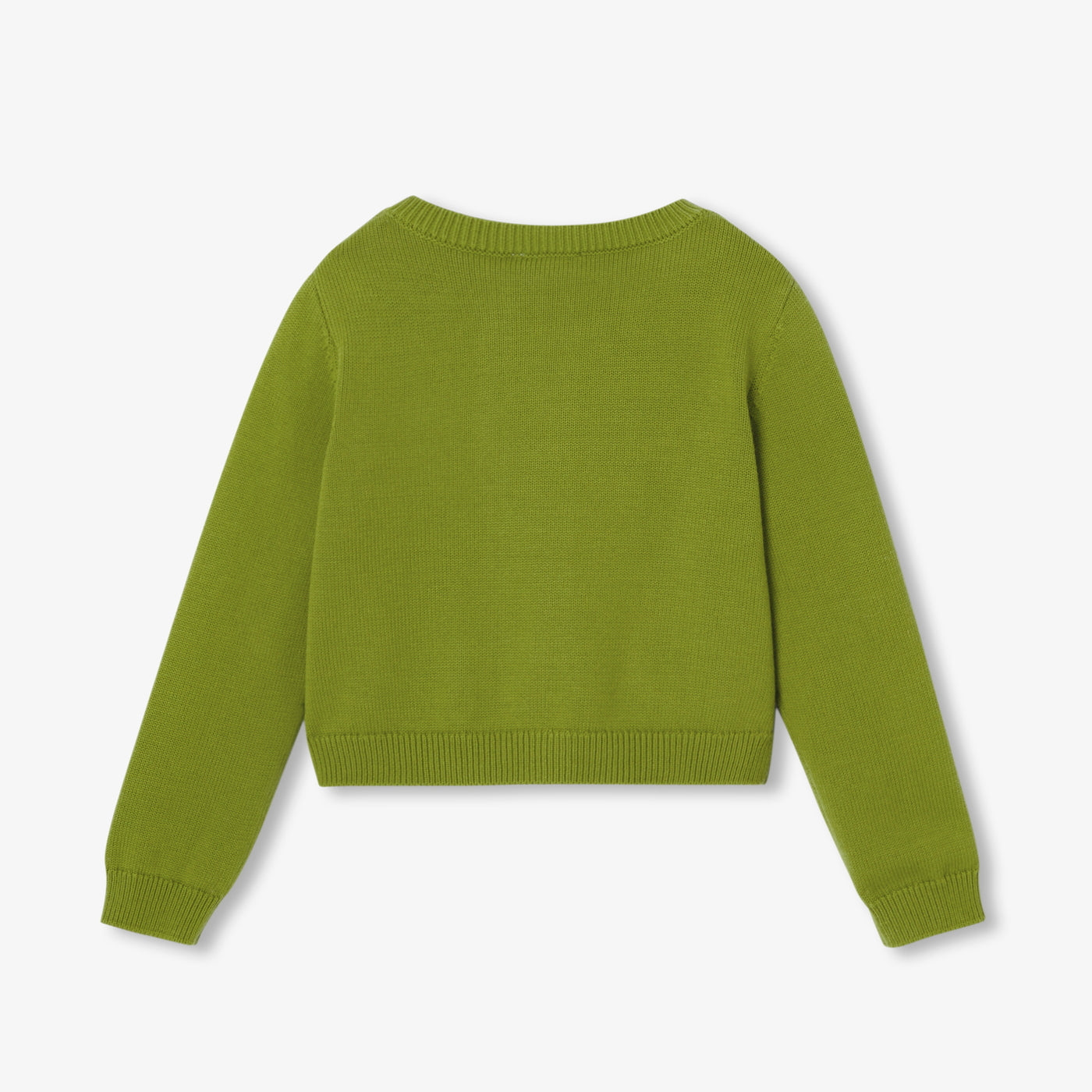 Girl cotton jersey cardigan