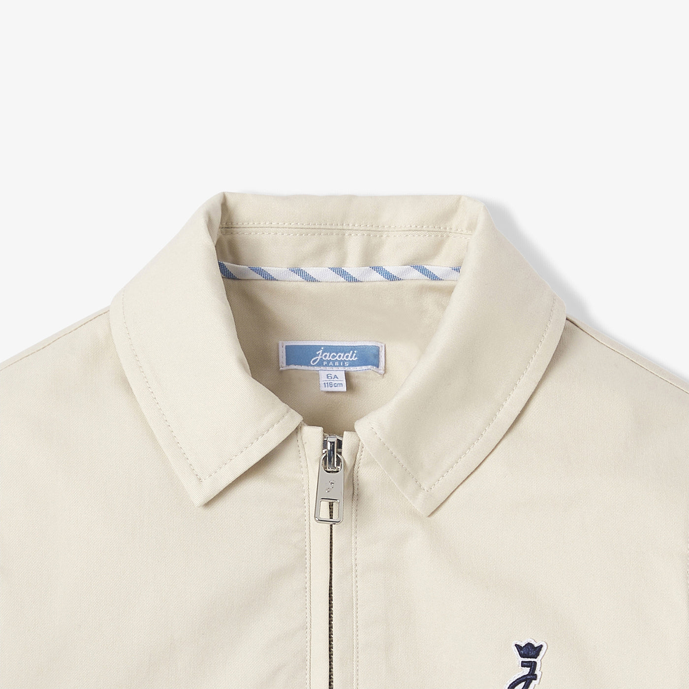 Child lightweight twill Harrington jacket