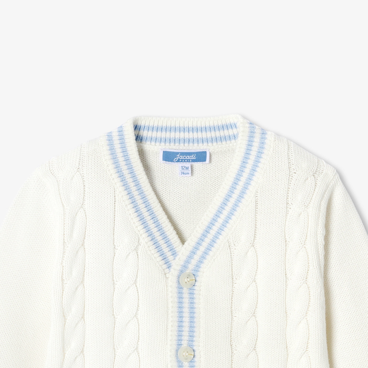 Baby boy cardigan in cotton