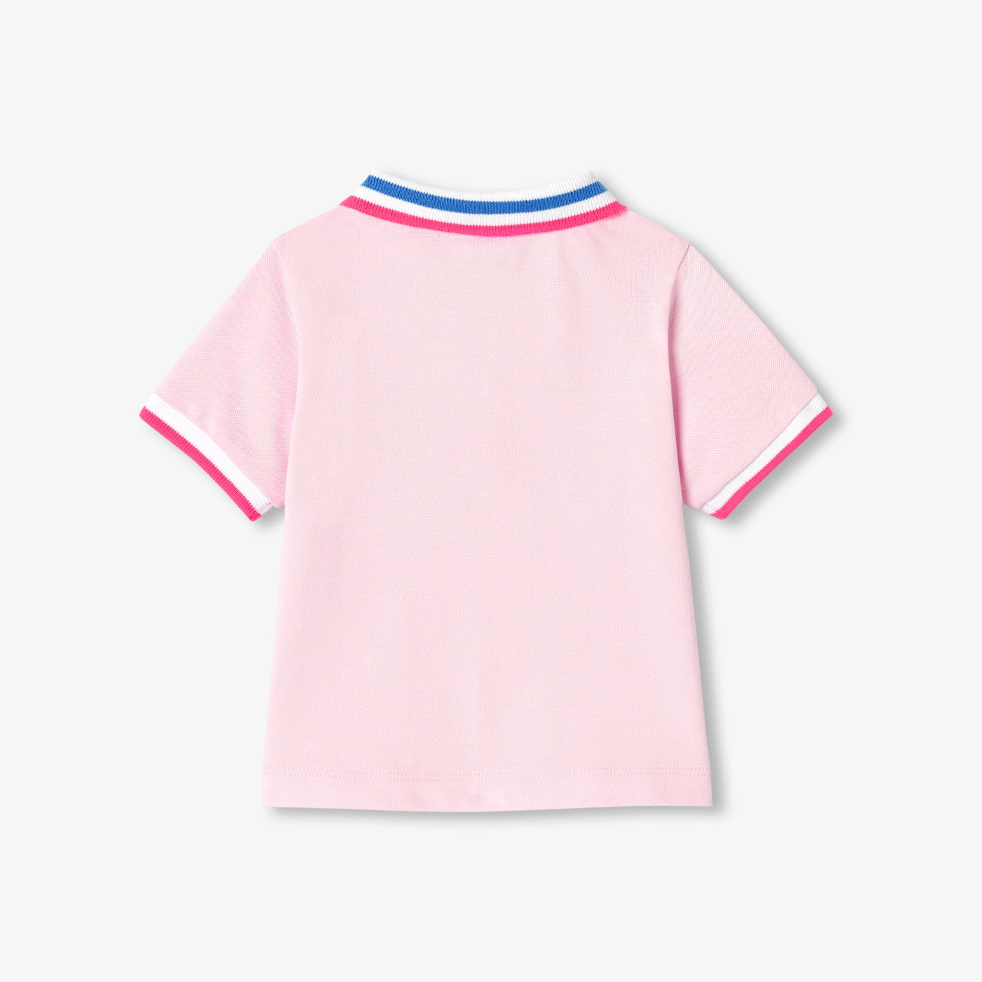 Baby boy short-sleeved polo shirt in cotton piqué
