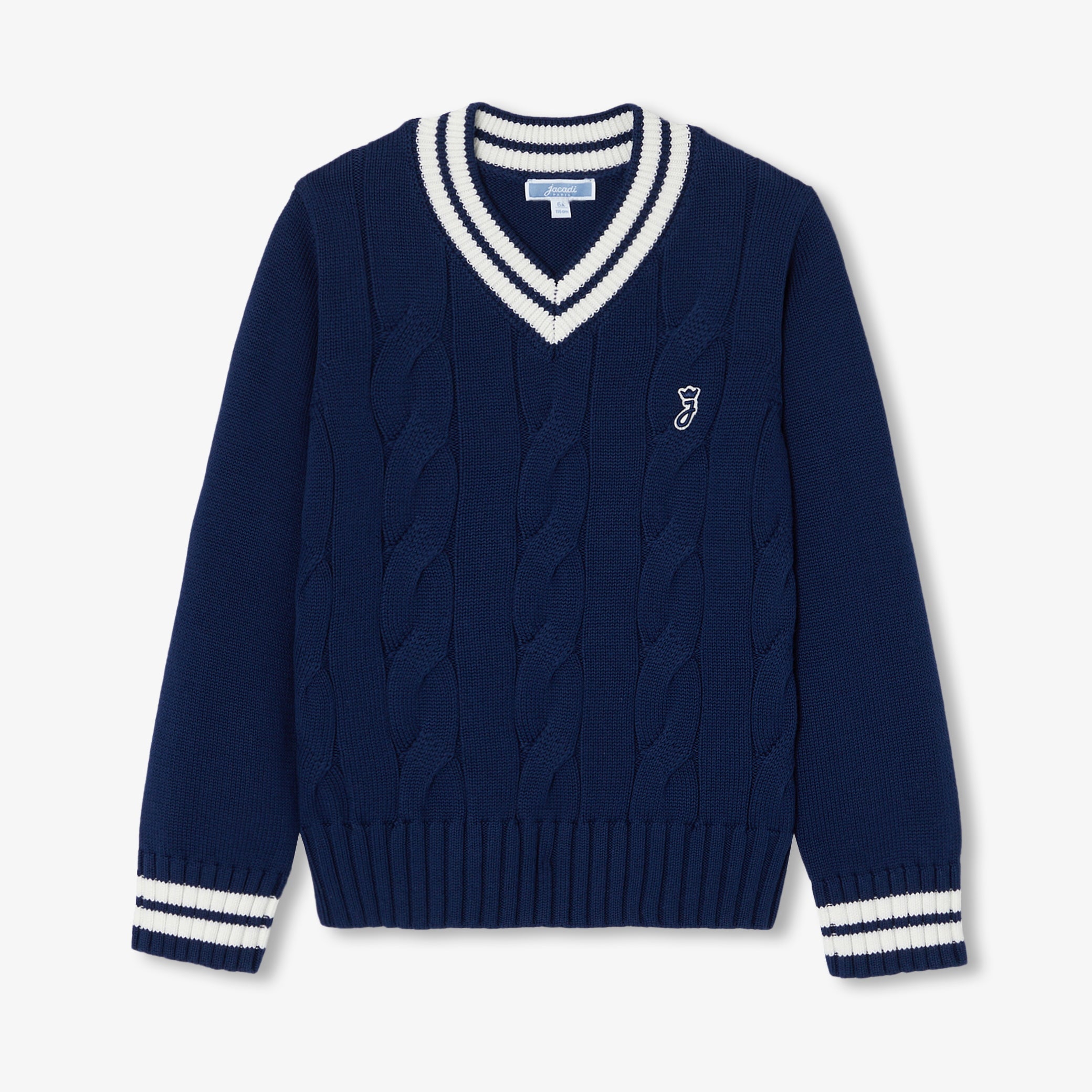 Child thick gauge cotton sweater