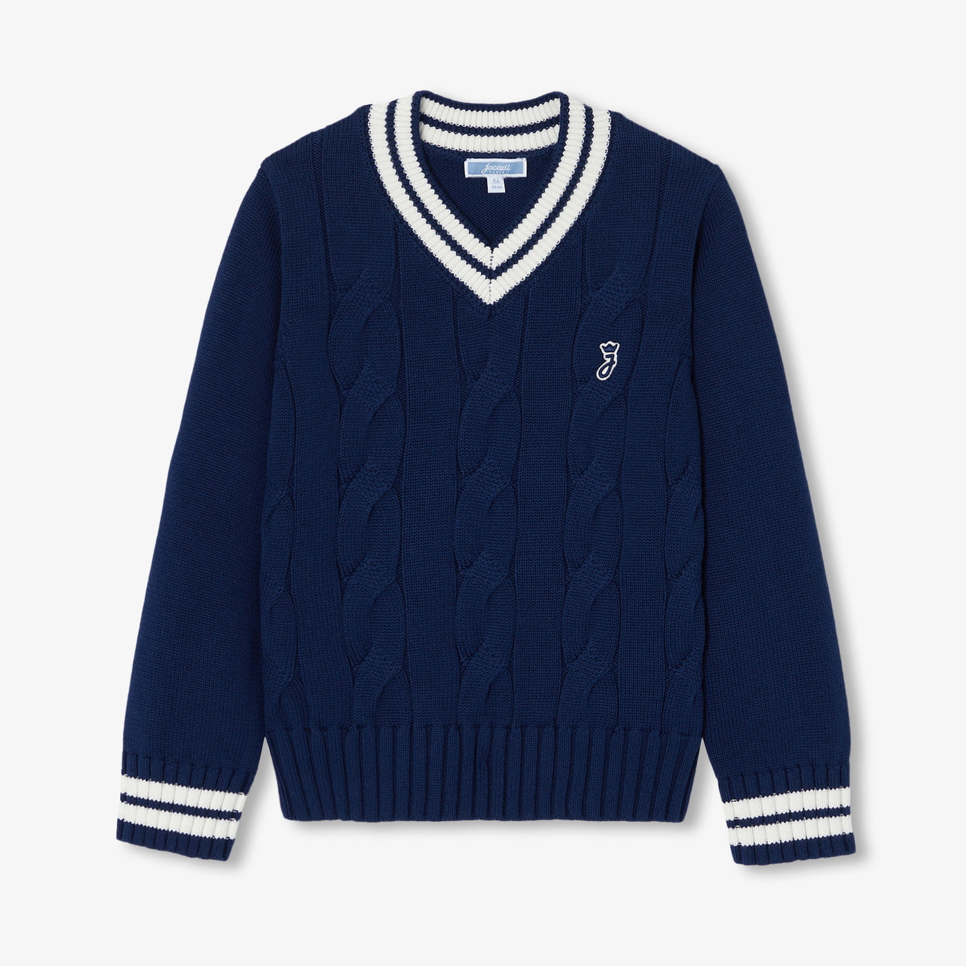 Child thick gauge cotton sweater