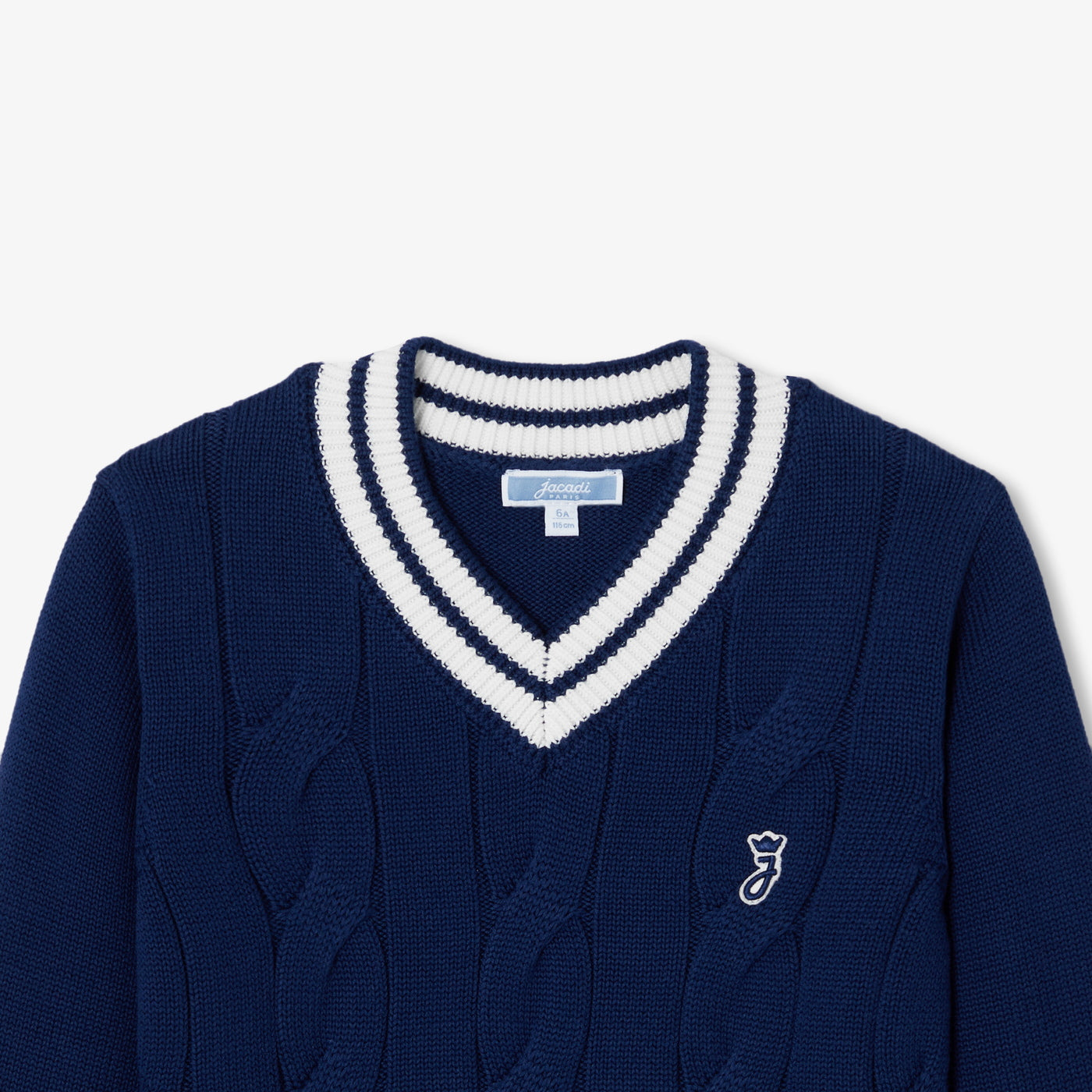 Child thick gauge cotton sweater