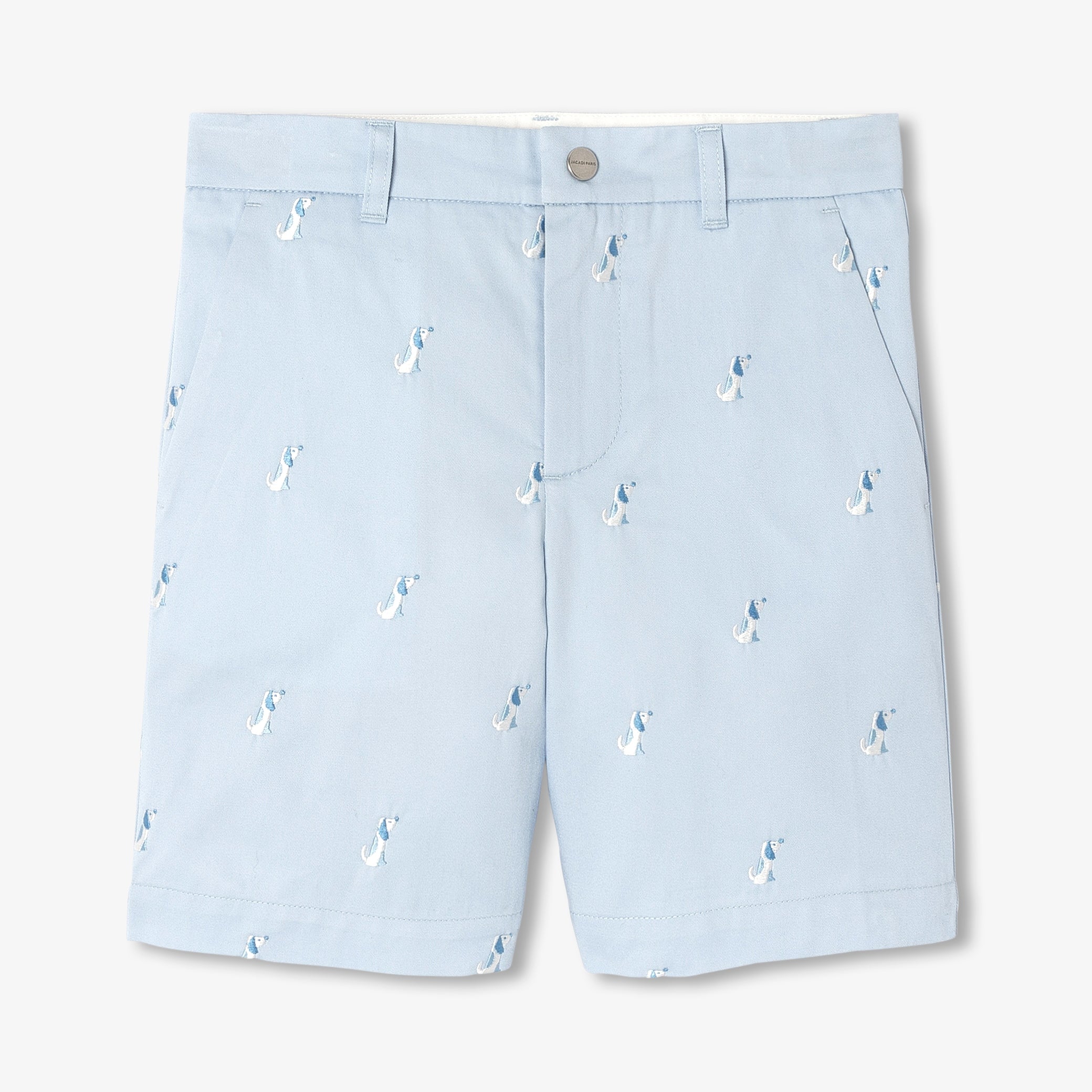 Boy cotton twill Bermuda shorts