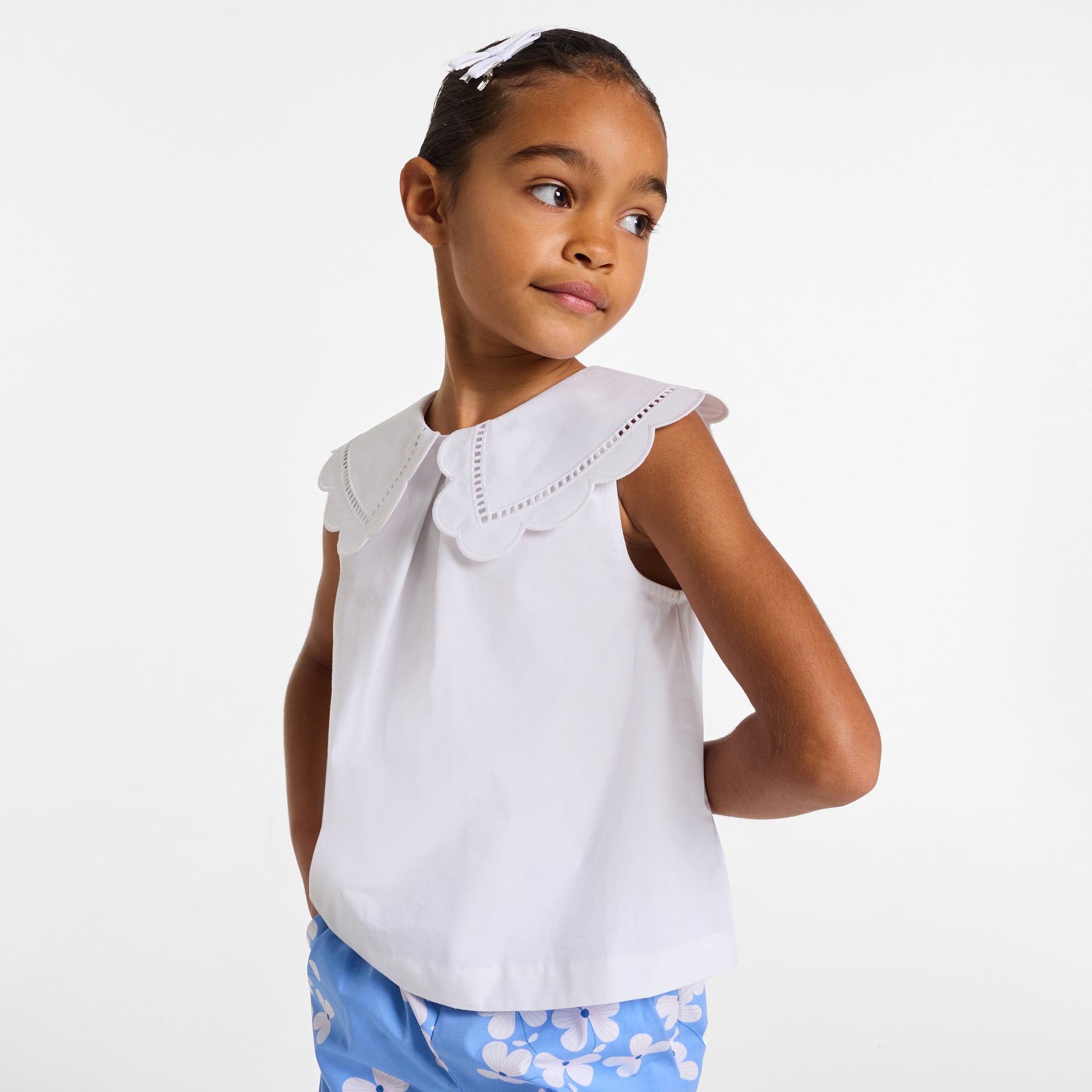 Girl poplin blouse