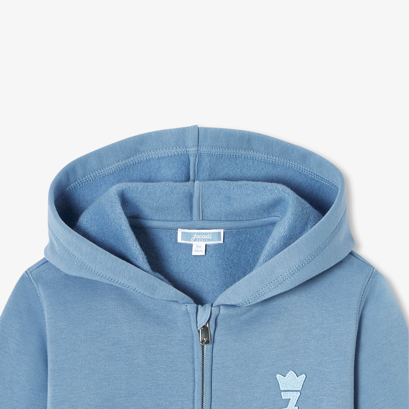 Boy fleece zip-up sweatshirt