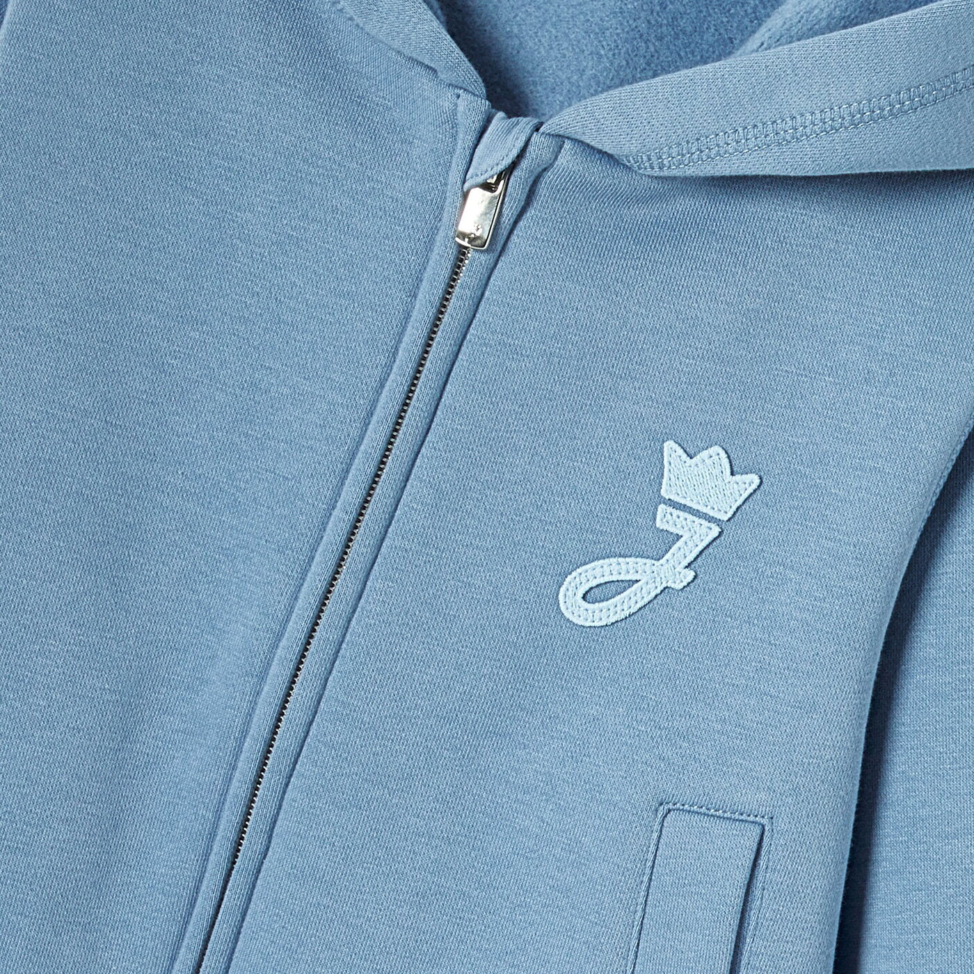 Boy fleece zip-up sweatshirt