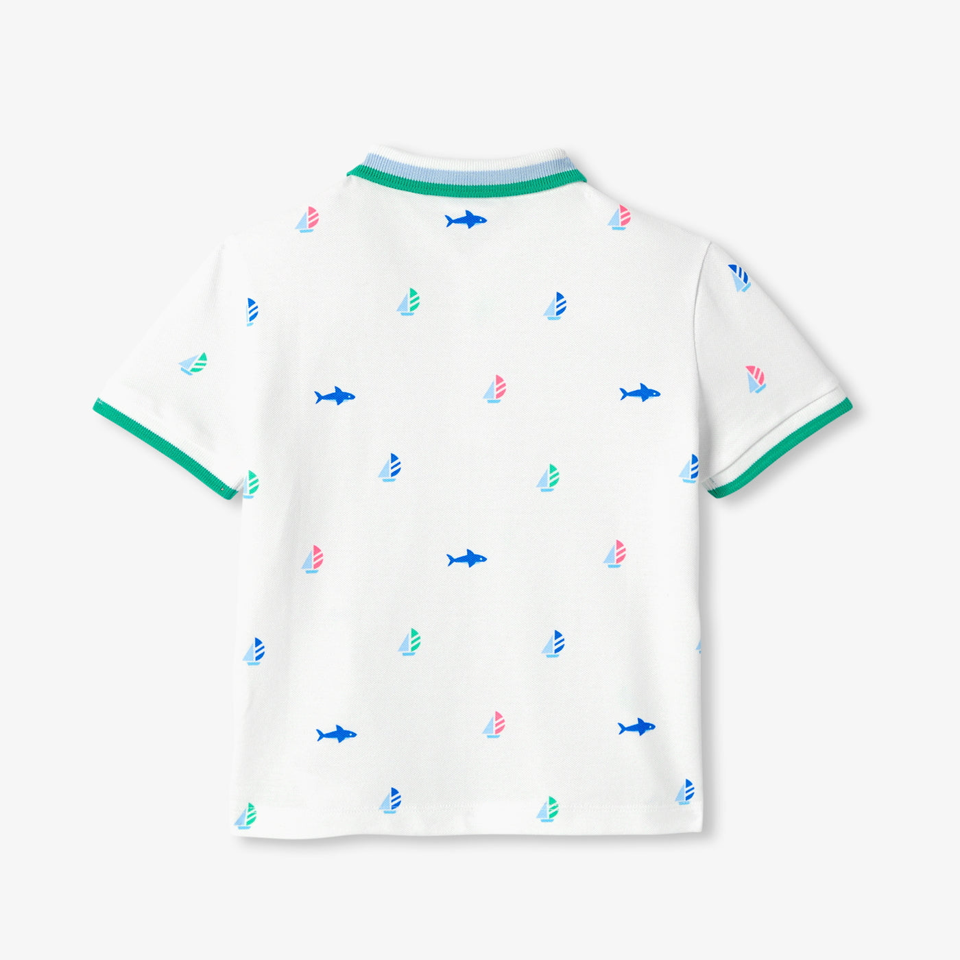 Boy cotton piqué polo shirt