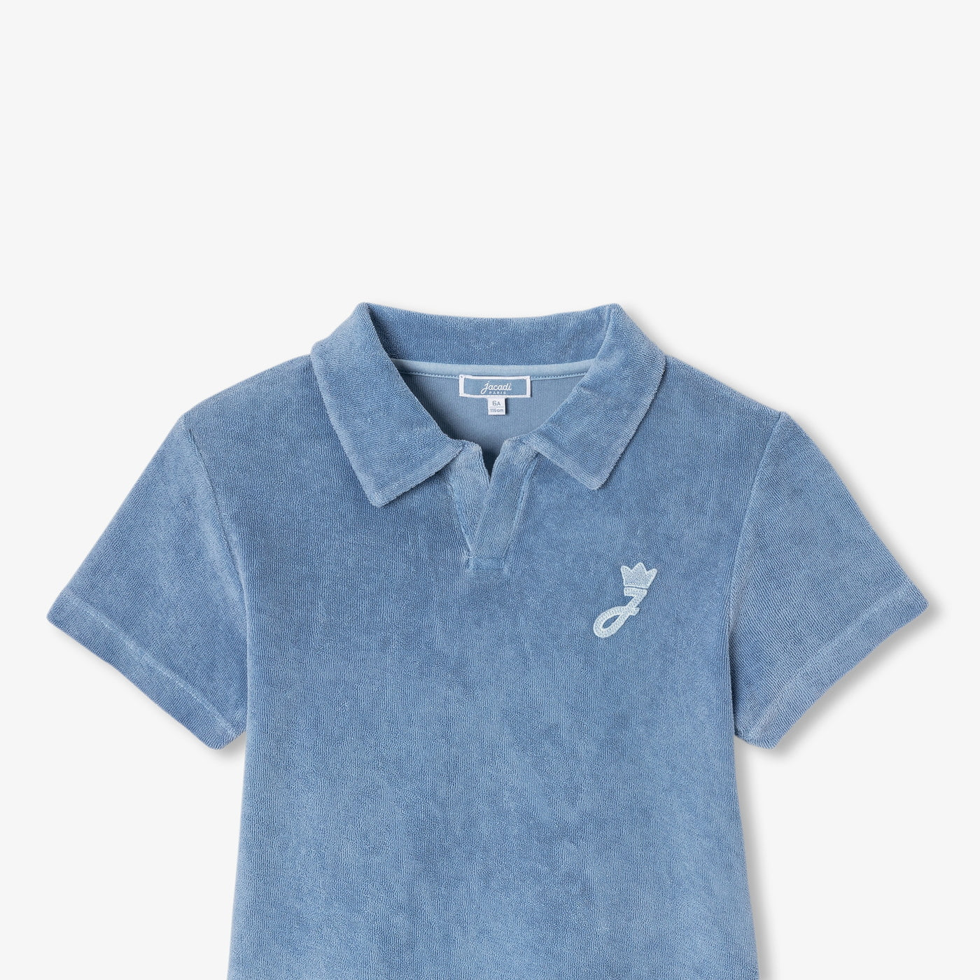 Child terry cloth polo shirt