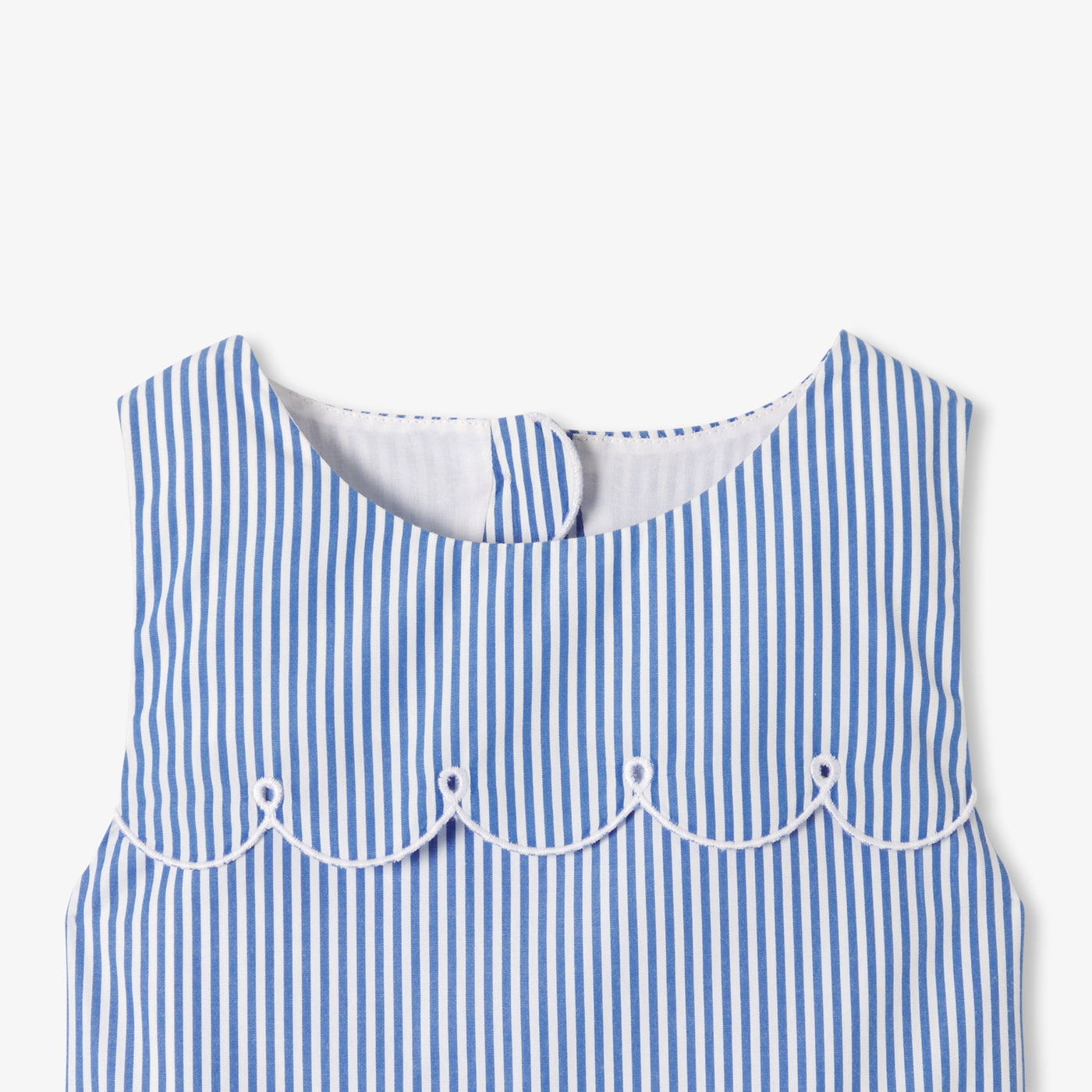 Girl striped poplin dress