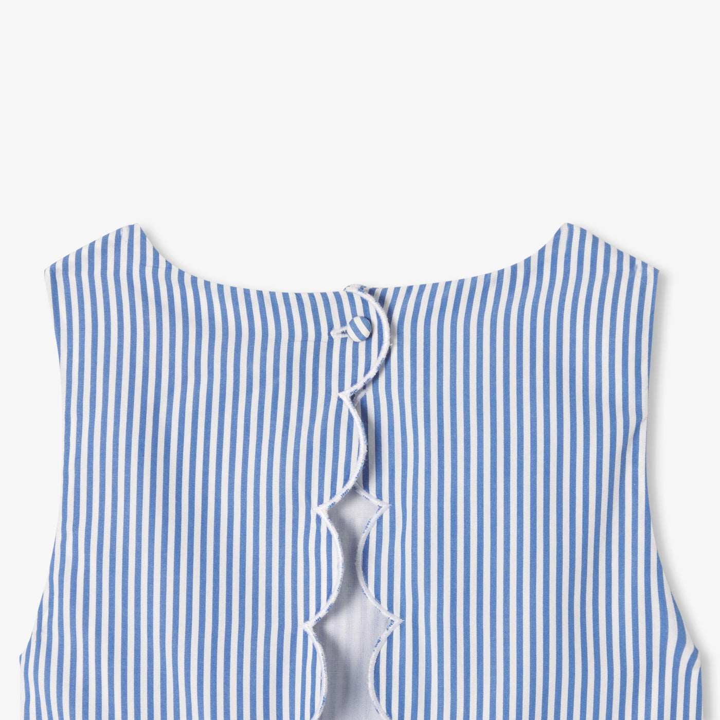 Girl striped poplin dress