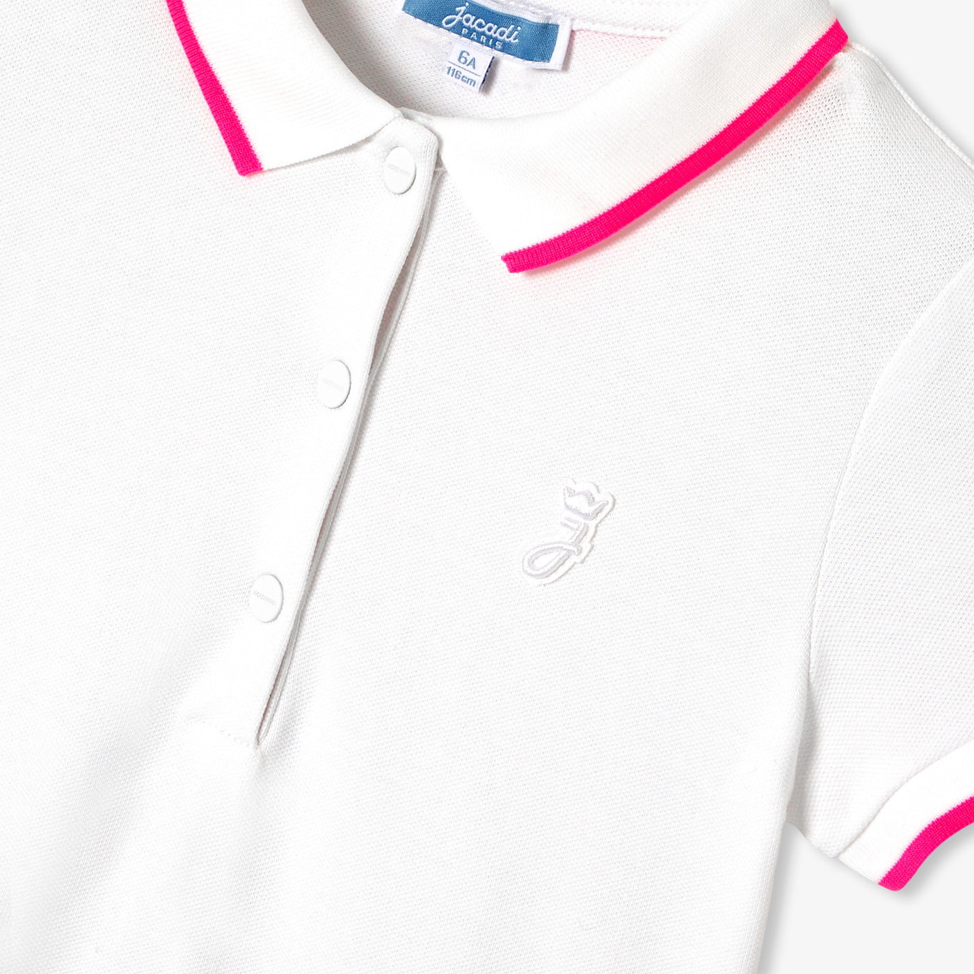 Girl piqué knit dress