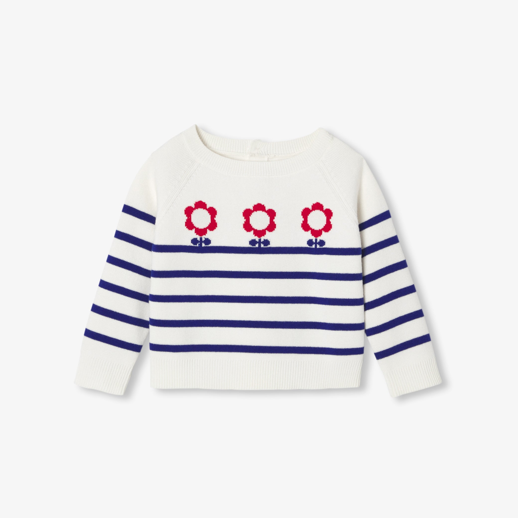 Baby girl cotton sailor top