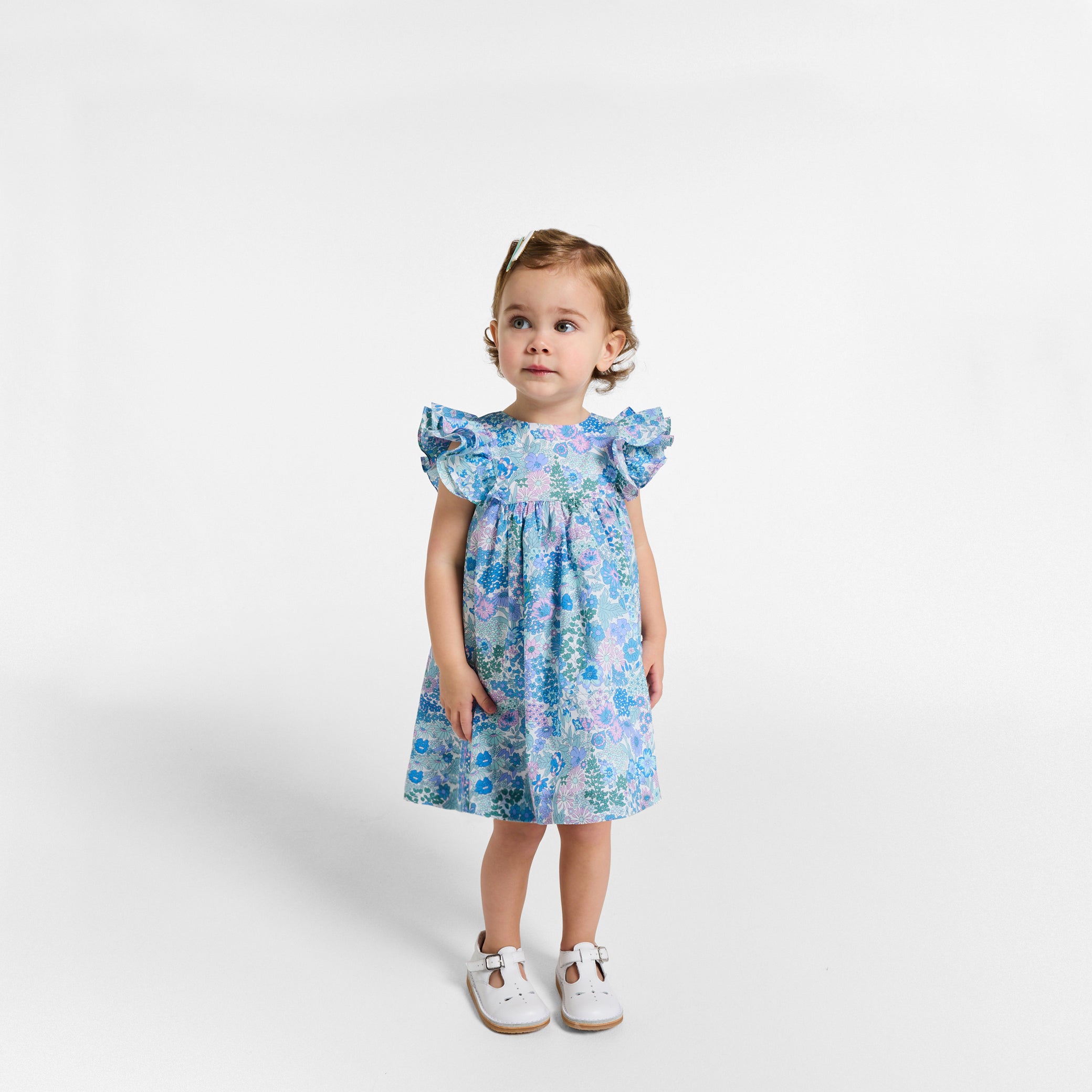 Baby girl dress in Liberty fabric