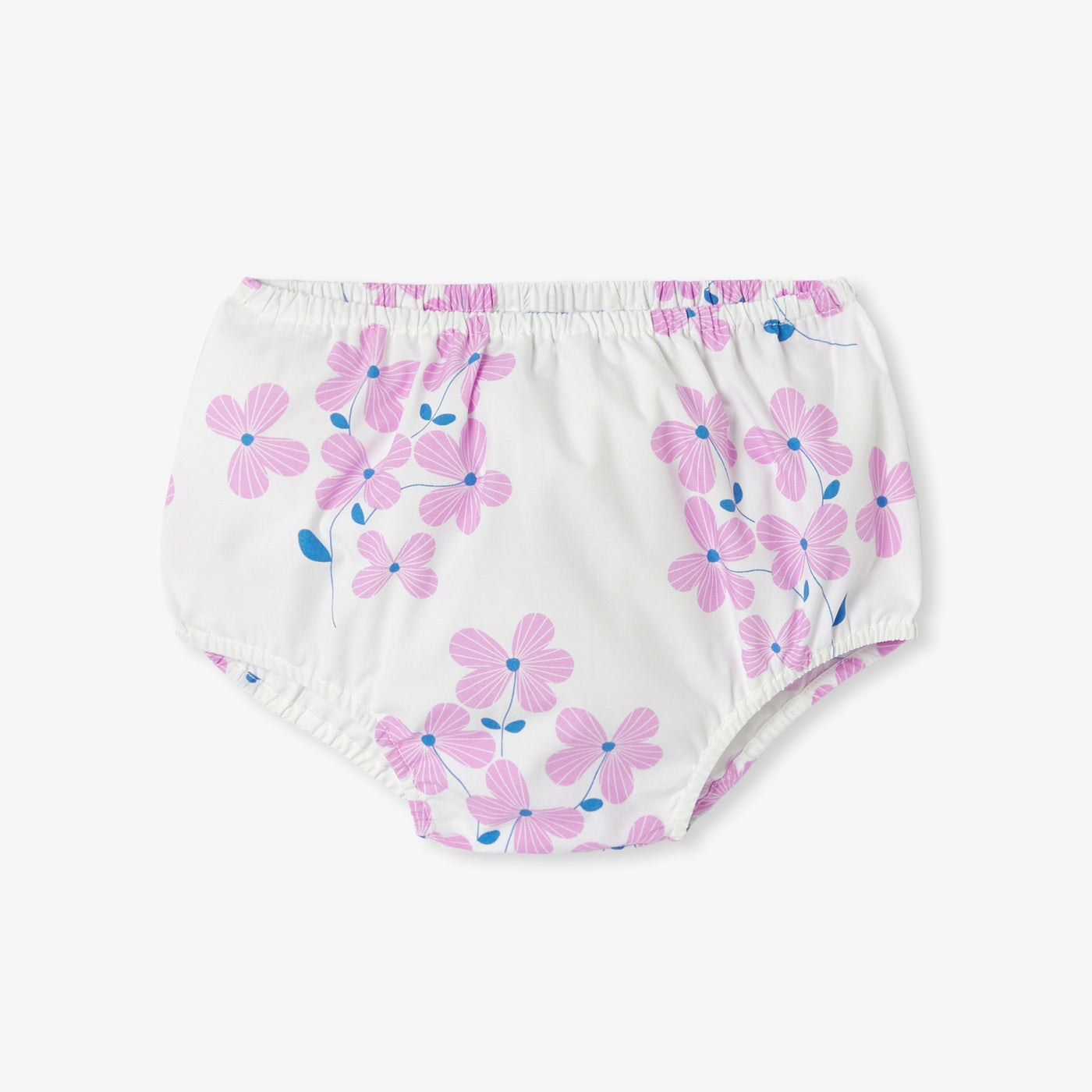 Baby girl dress in printed poplin