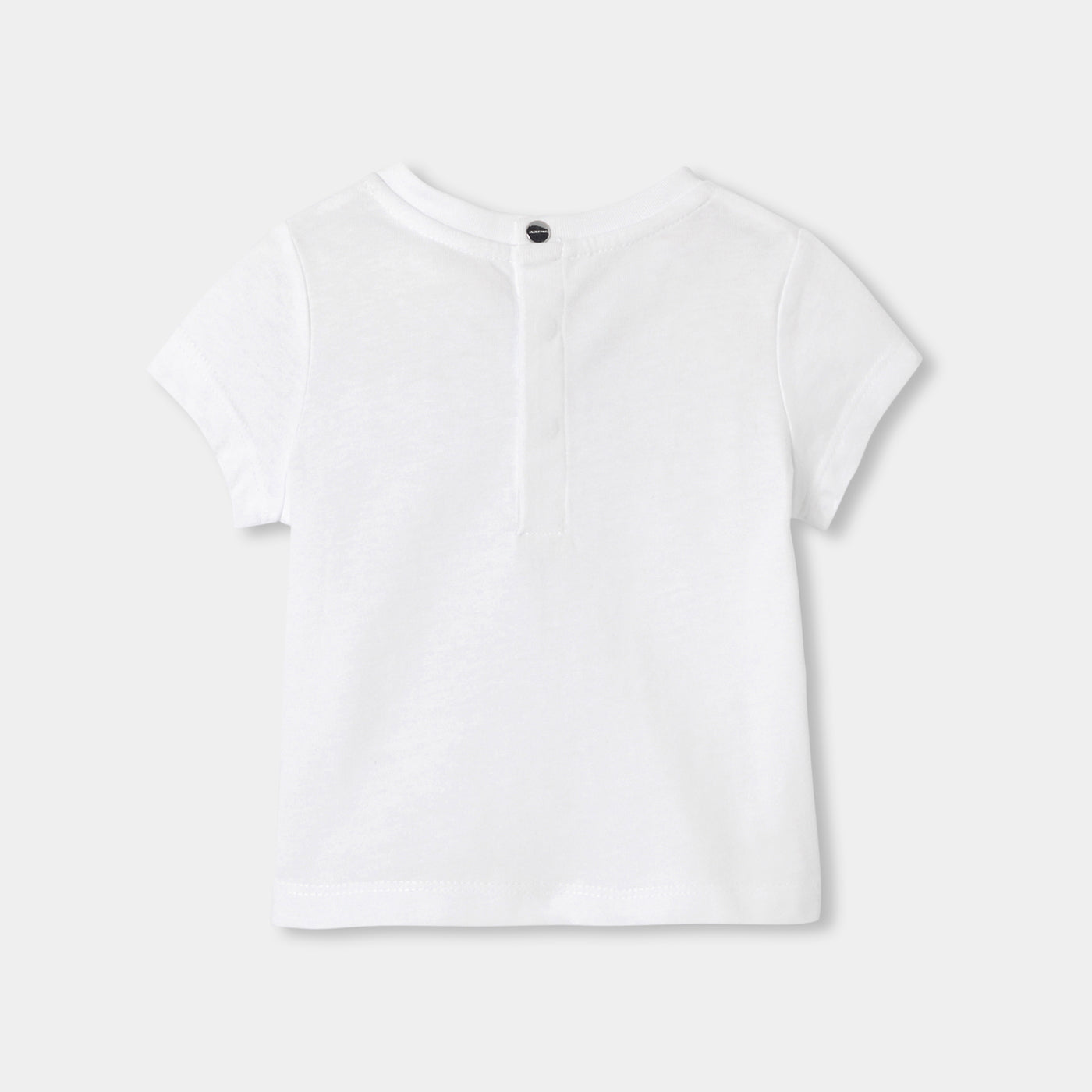 Baby girl short-sleeved cotton T-shirt