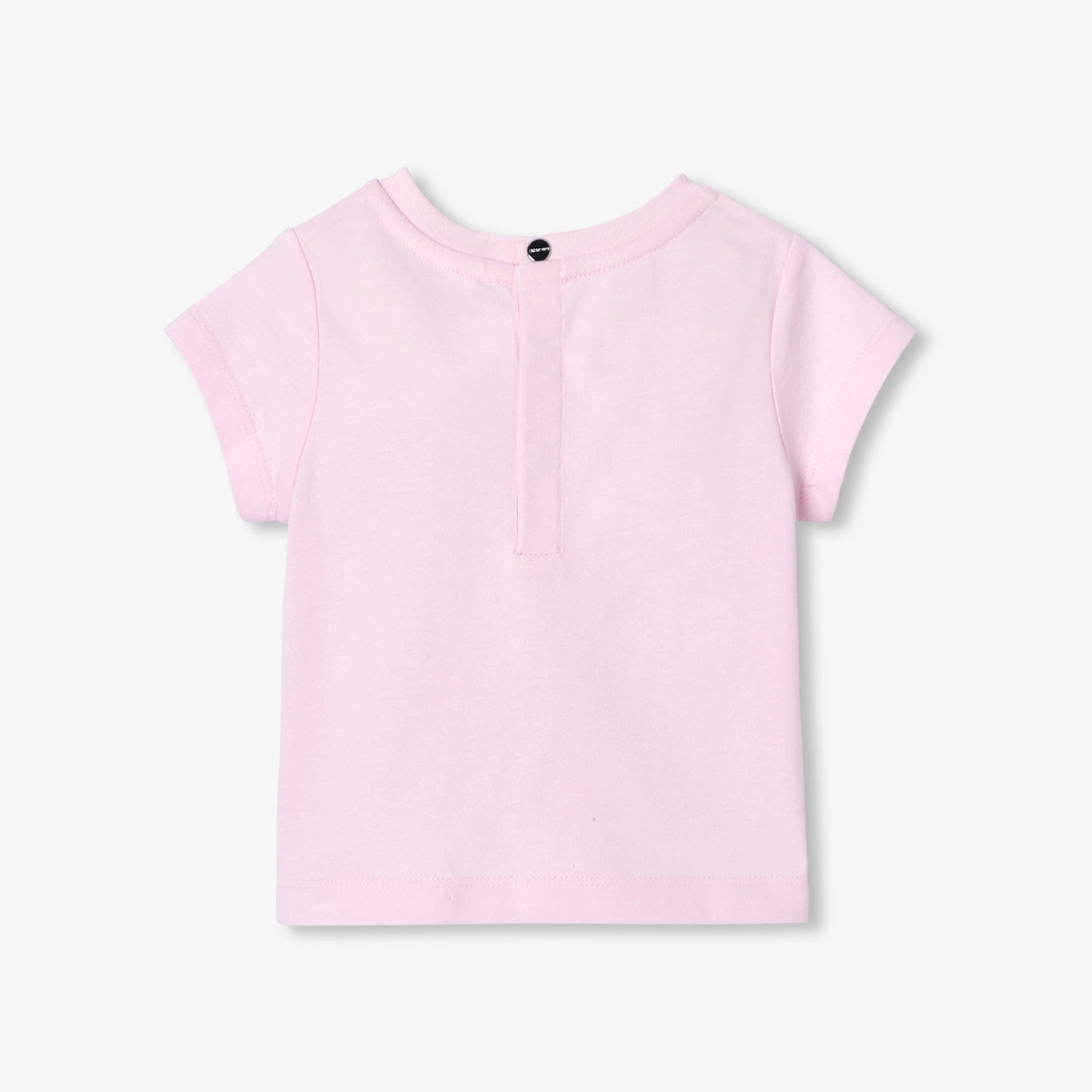 Baby girl short-sleeved cotton T-shirt