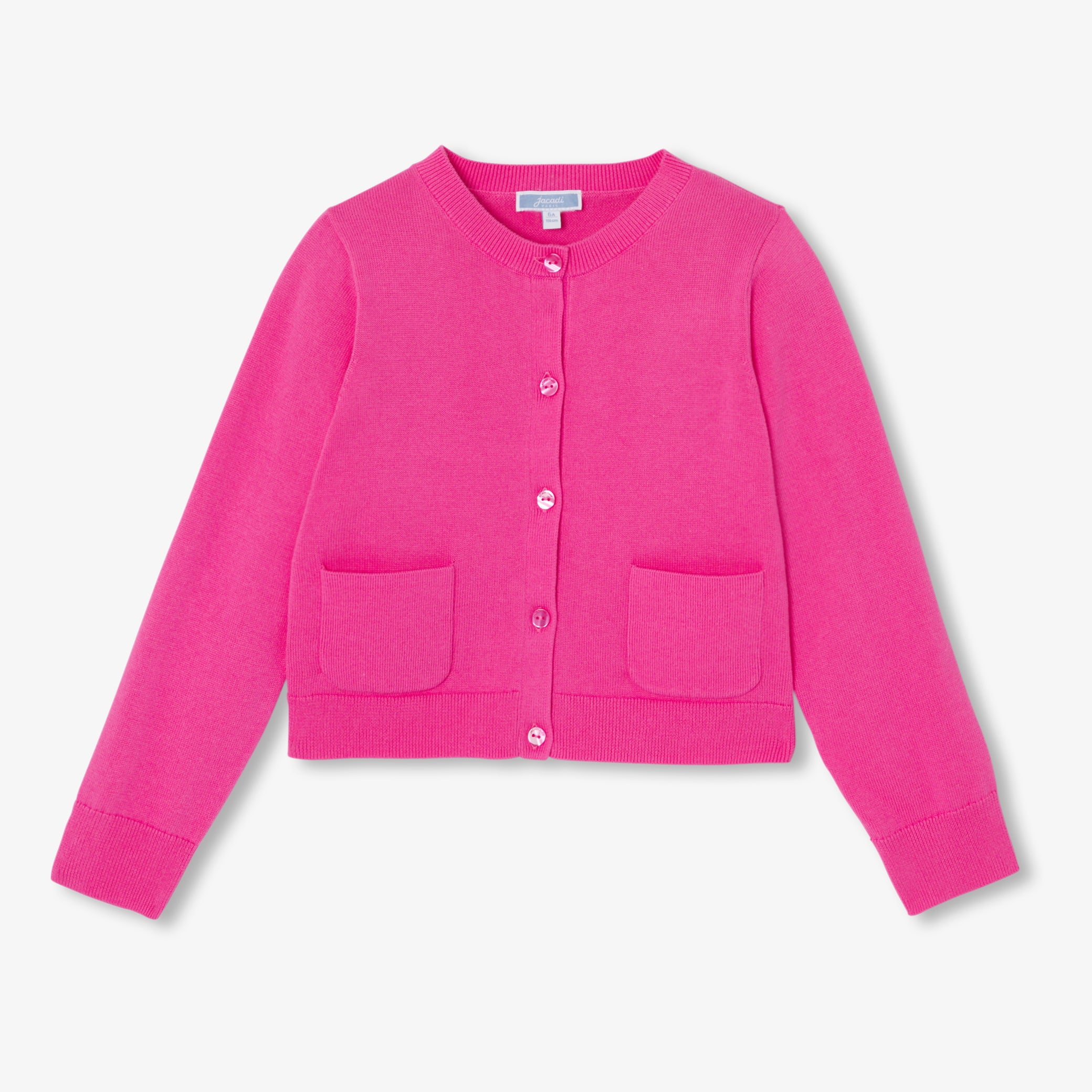 Girl cotton jersey cardigan