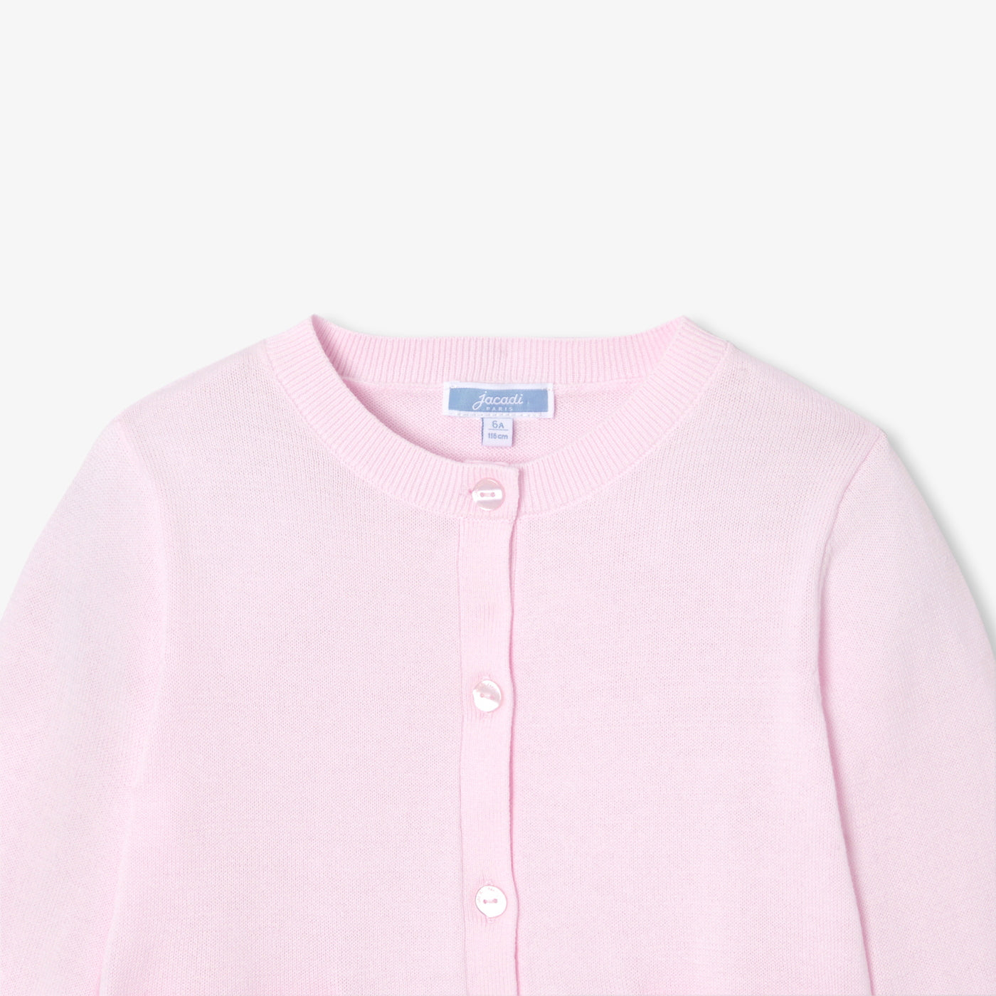 Girl cotton jersey cardigan