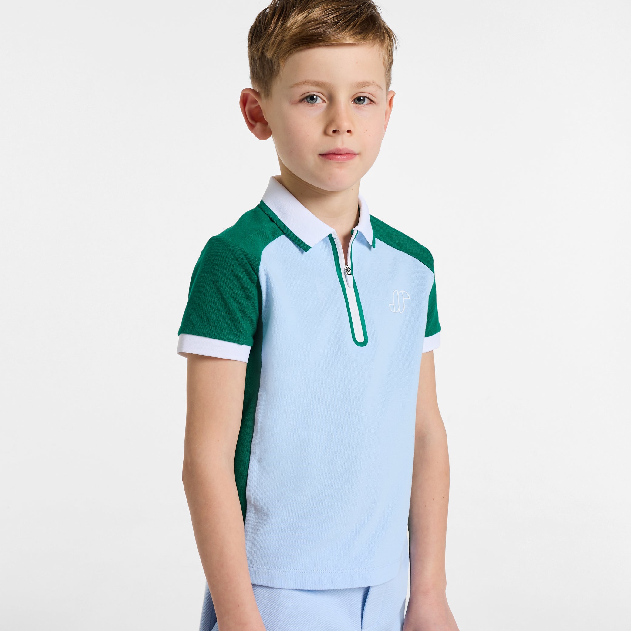Boy cotton piqué polo shirt