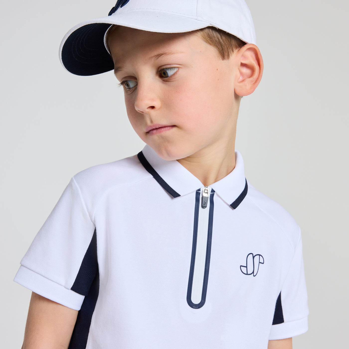 Boy cotton piqué polo shirt - blanc jacadi