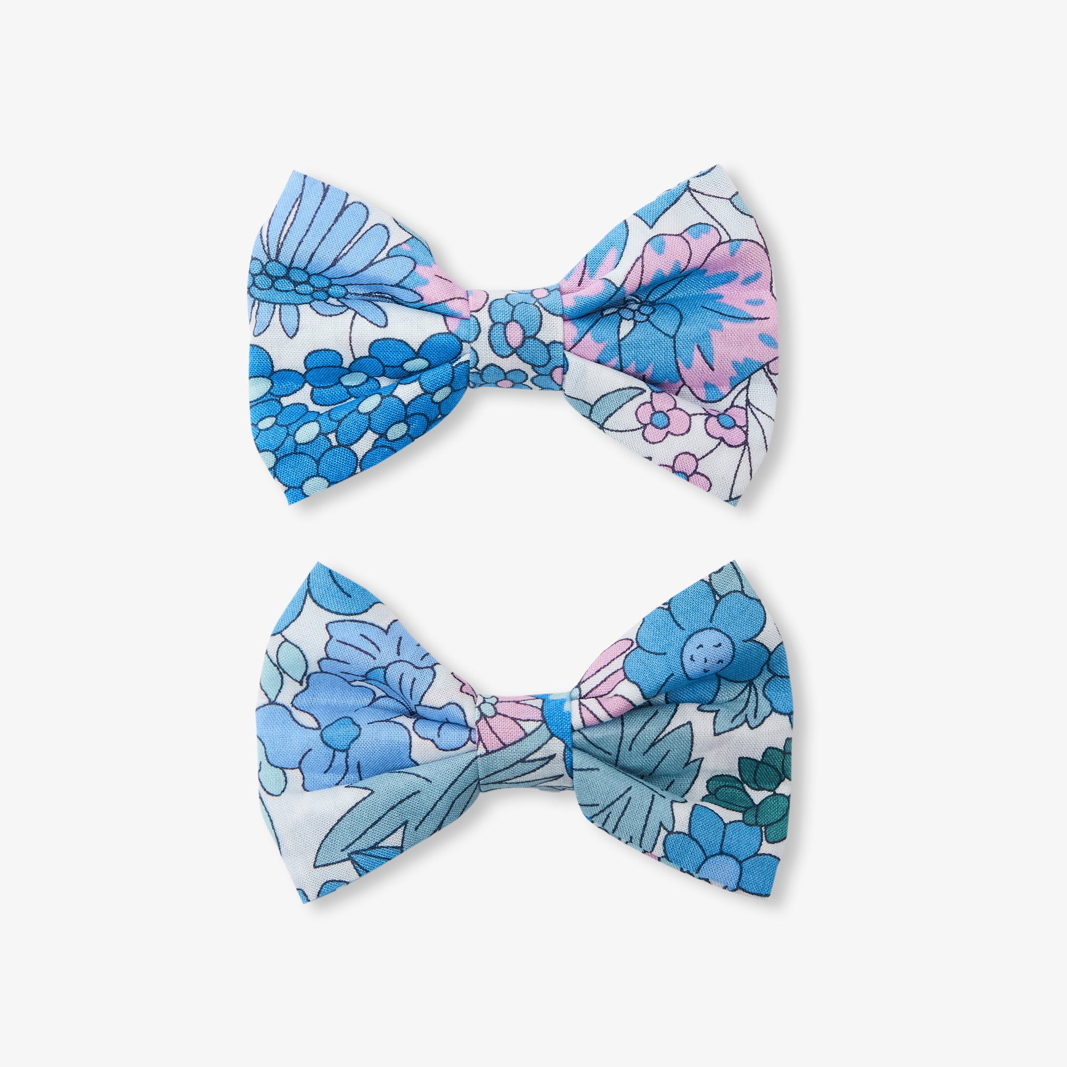 Girl pair of Liberty fabric hair clips