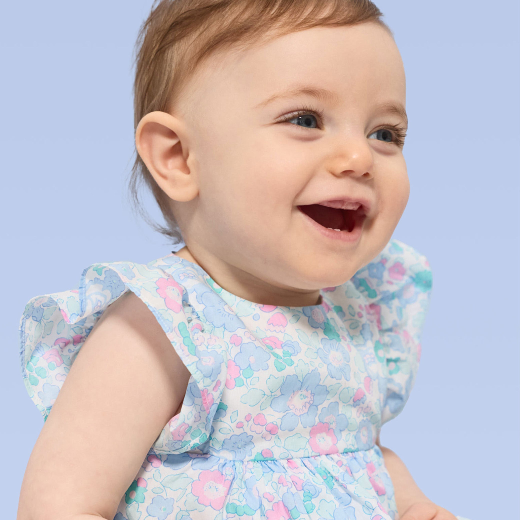 Baby girl dress in Liberty fabric