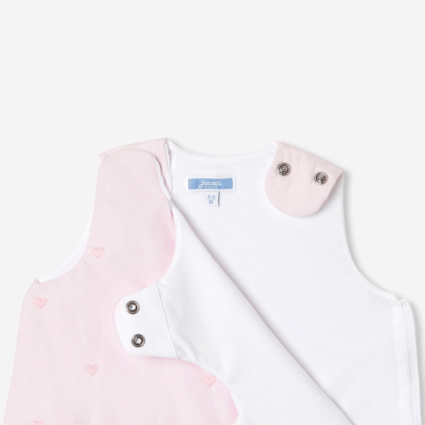 0-6 months embroidered poplin sleeping bag