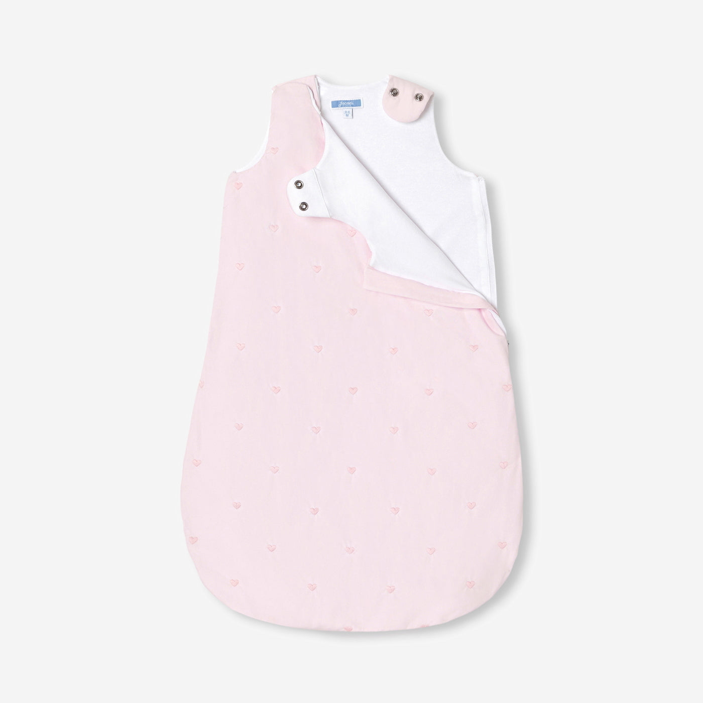 0-6 months embroidered poplin sleeping bag