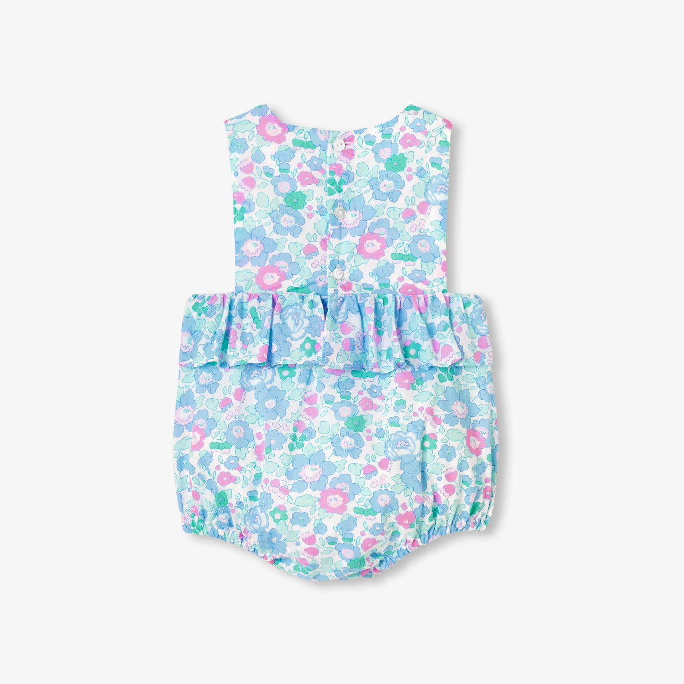Baby girl romper in Liberty fabric