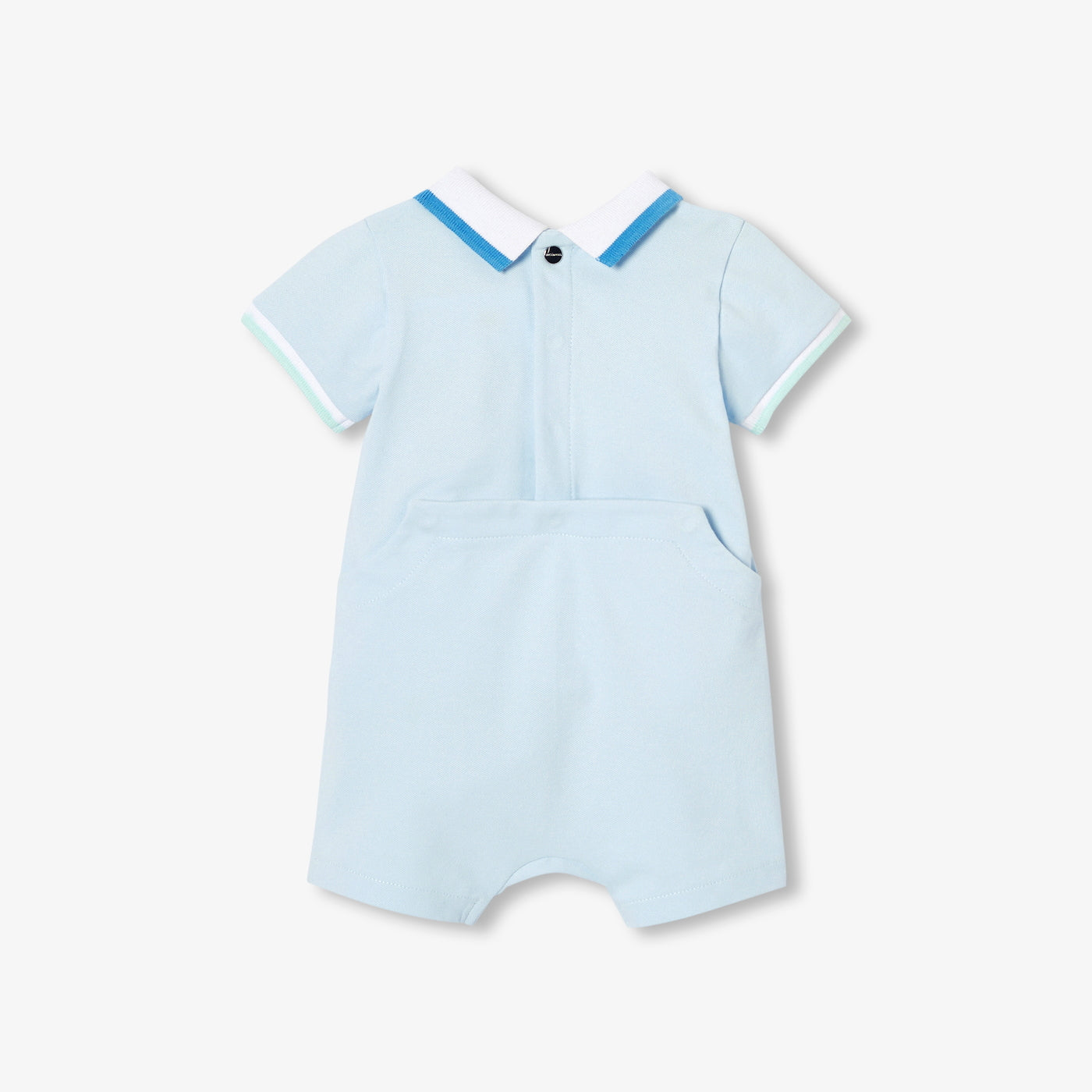 Baby boy polo short jumpsuit