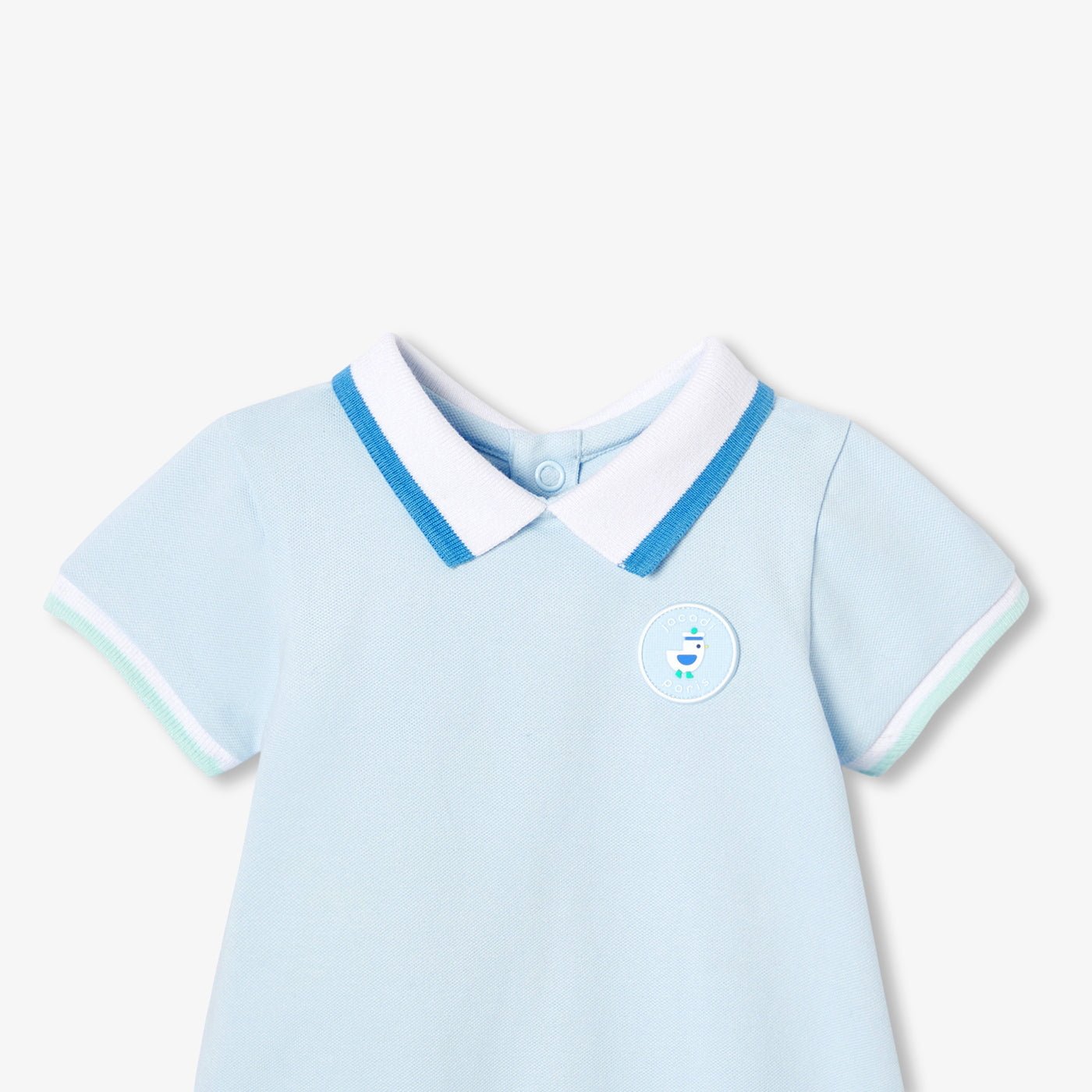 Baby boy polo short jumpsuit