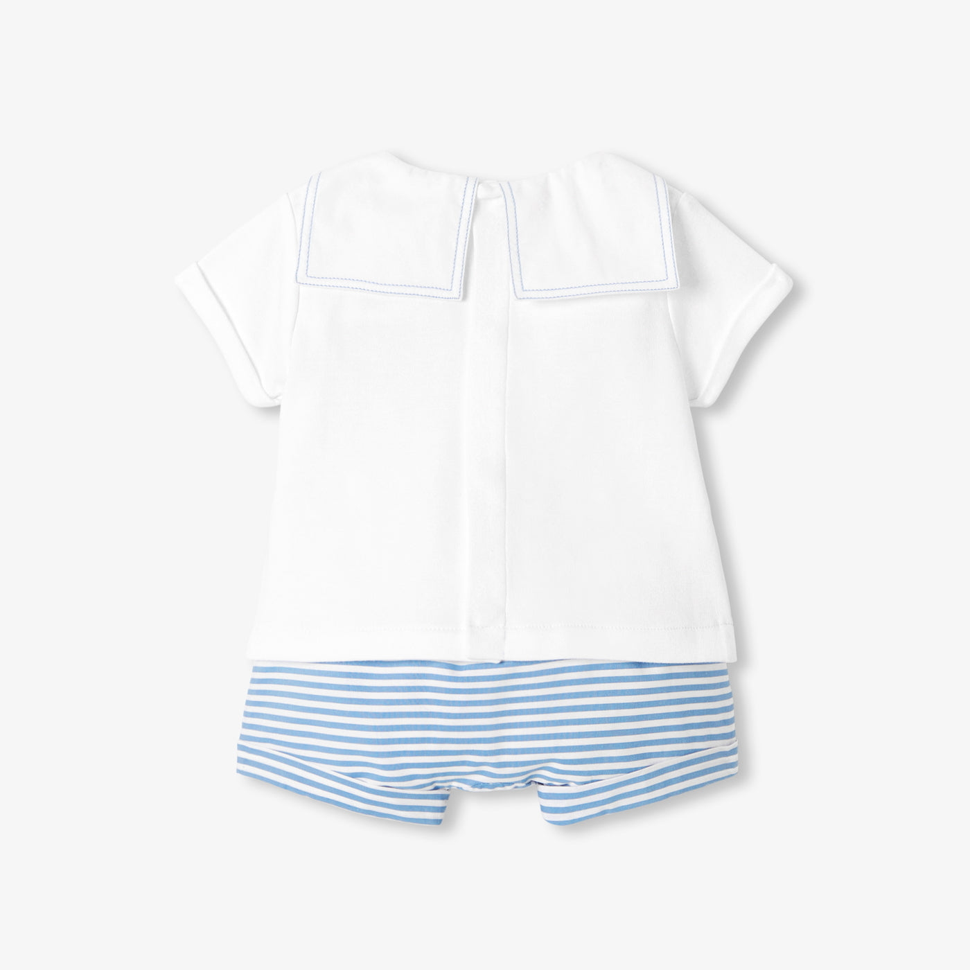 Baby boy cotton shorts set