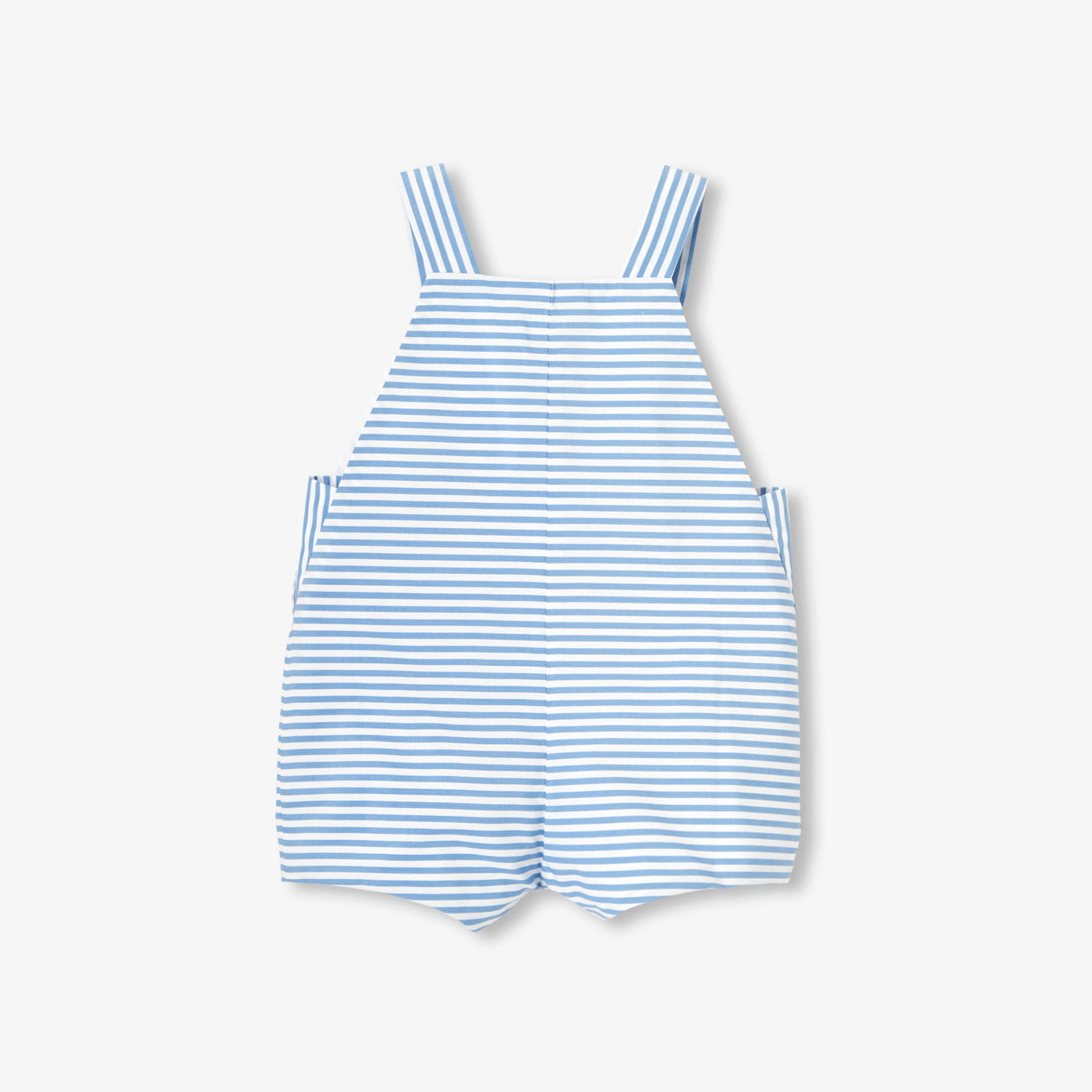 Baby boy poplin short dungarees