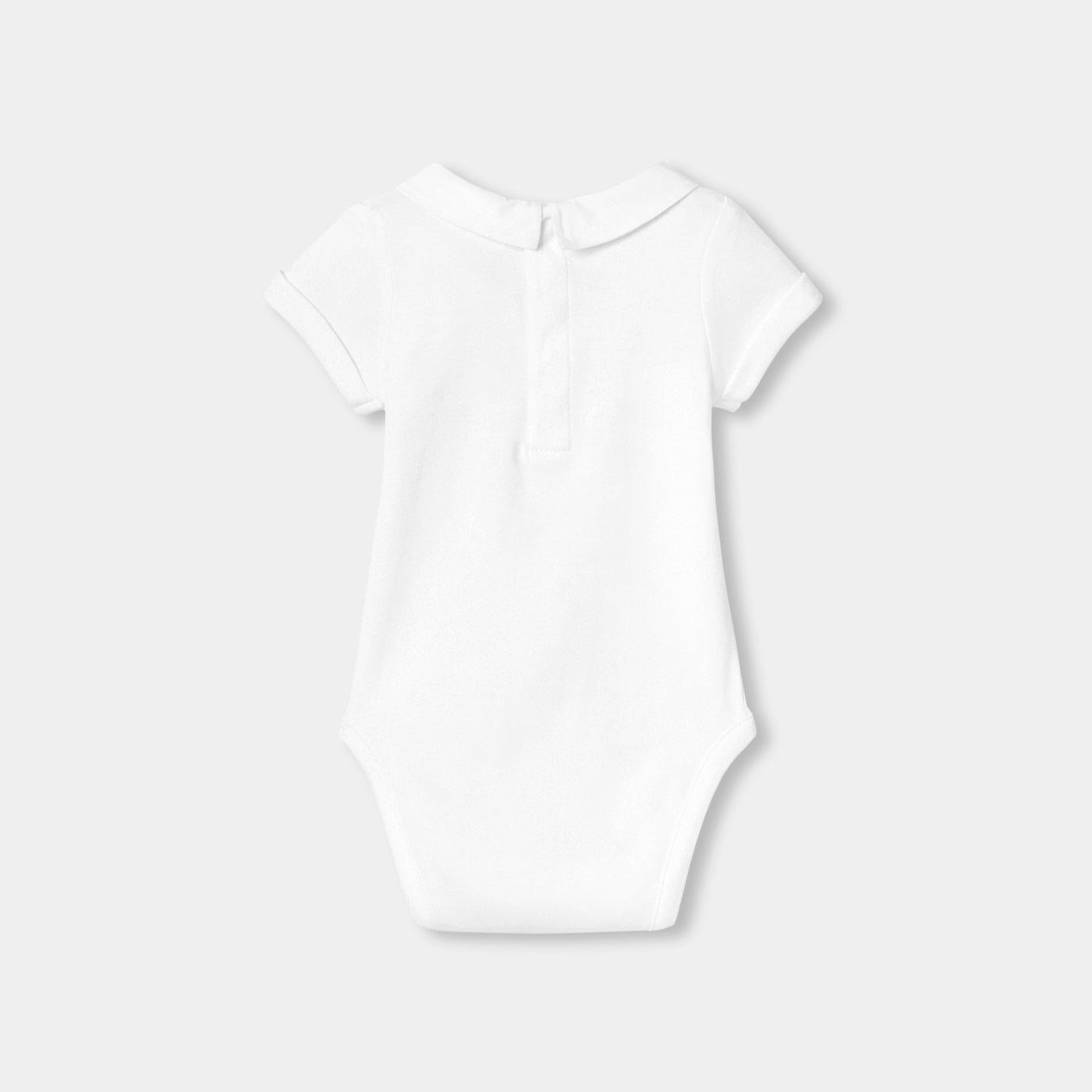 Baby boy short-sleeved cotton bodysuit